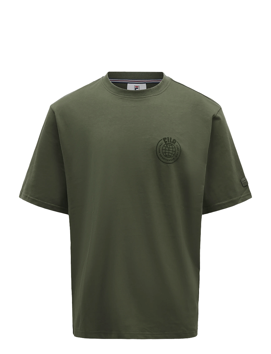 FILA - SORAGA loose graphic t-shirt - oberteile & t-shirts - deep depths - 0