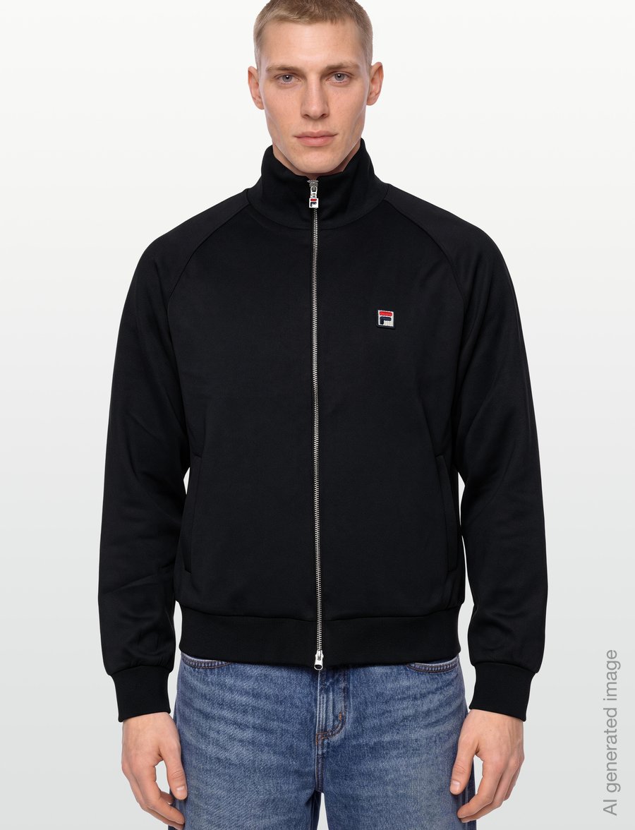 FILA - CAVALESE regular track jacket - sports jackets - black - 3