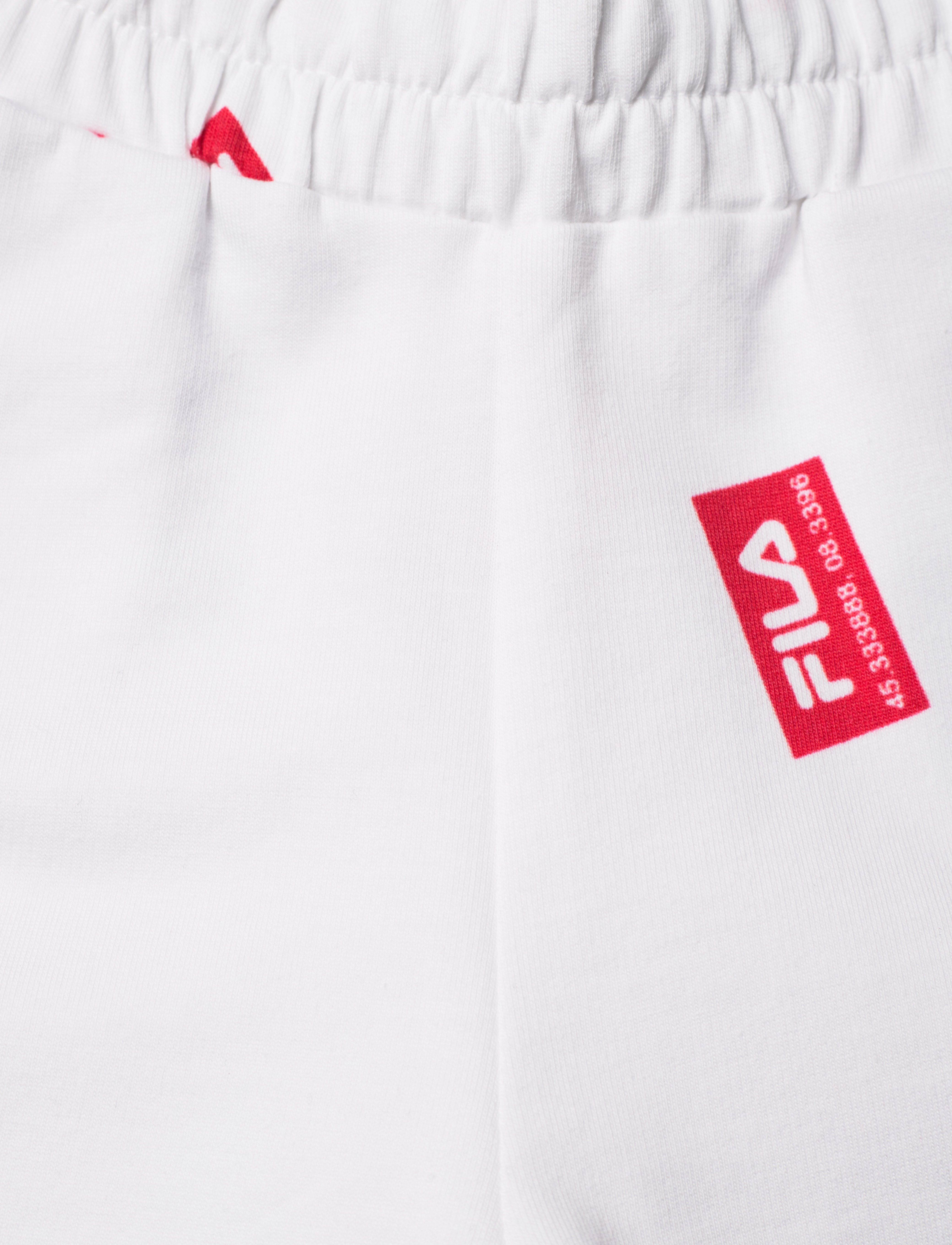 FILA - TENINGEN AOP shorts - bright white linear label aop - 2