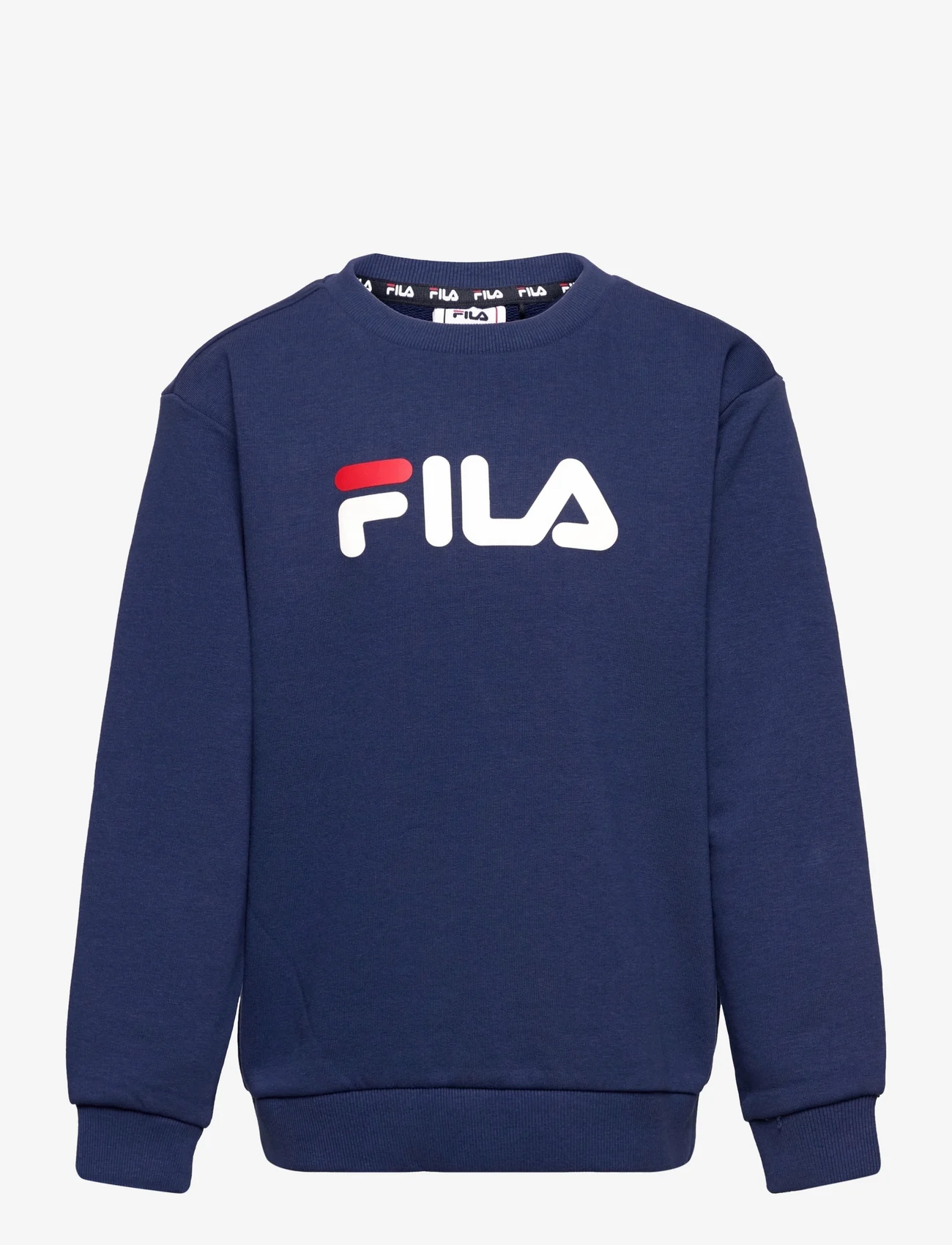 FILA Sordal Classic Logo Crew Sweat (Medieval Blue), 280.50 kr | Stort udvalg designer mærker | Booztlet.com