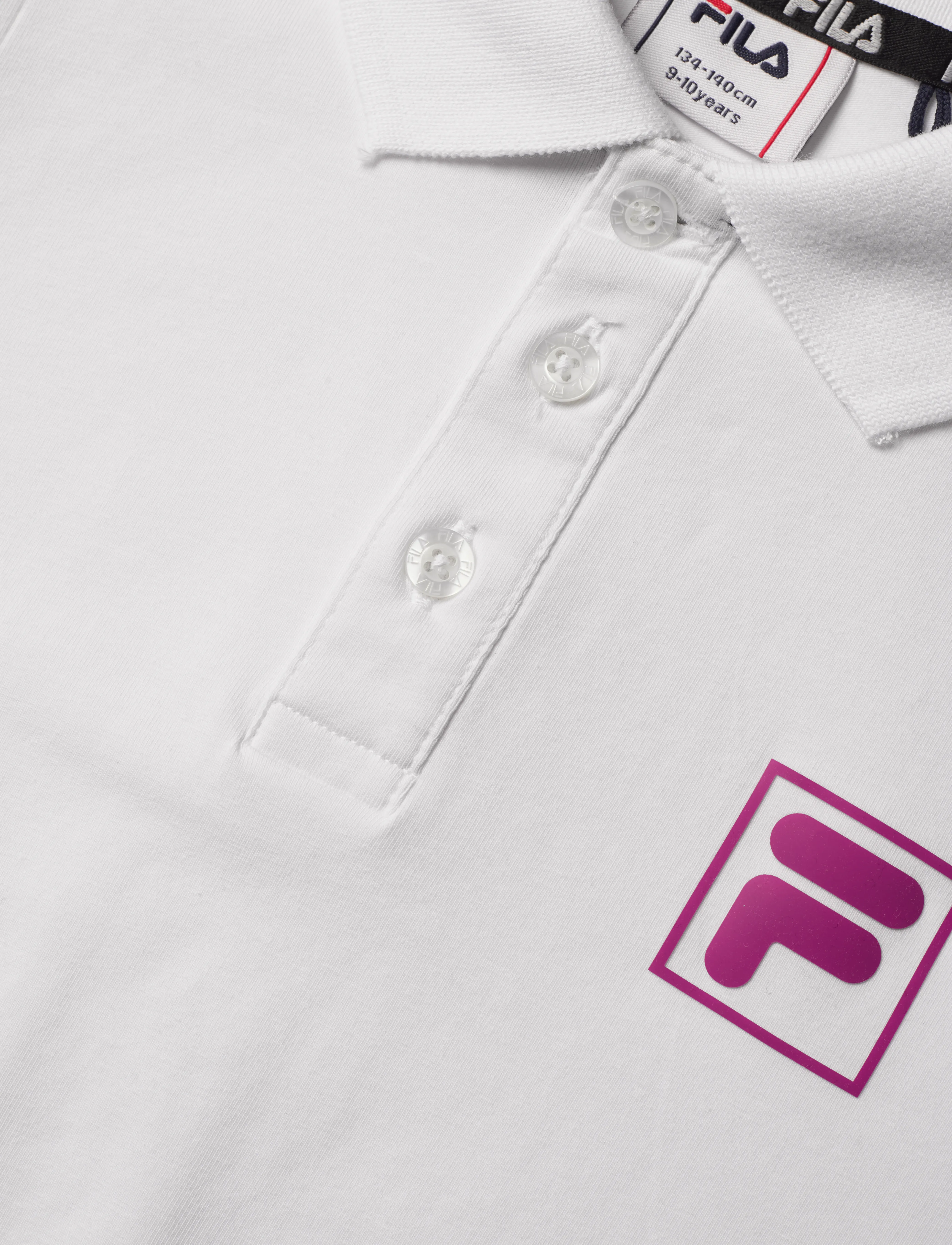 FILA - BURGSINN polo dress - bright white - 3