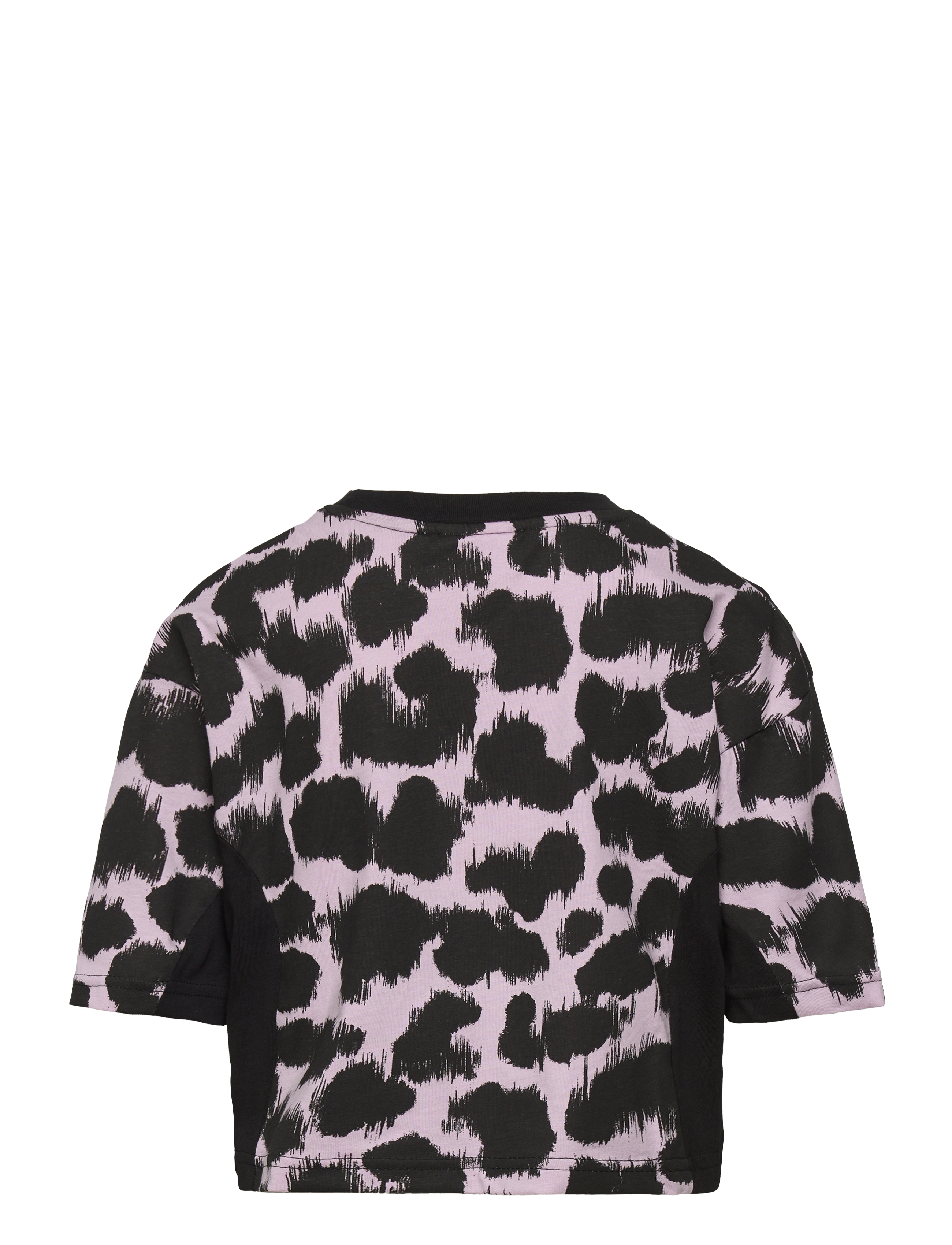 FILA - BAD AROLSEN cropped wide tee - black leo ikat aop-black - 1
