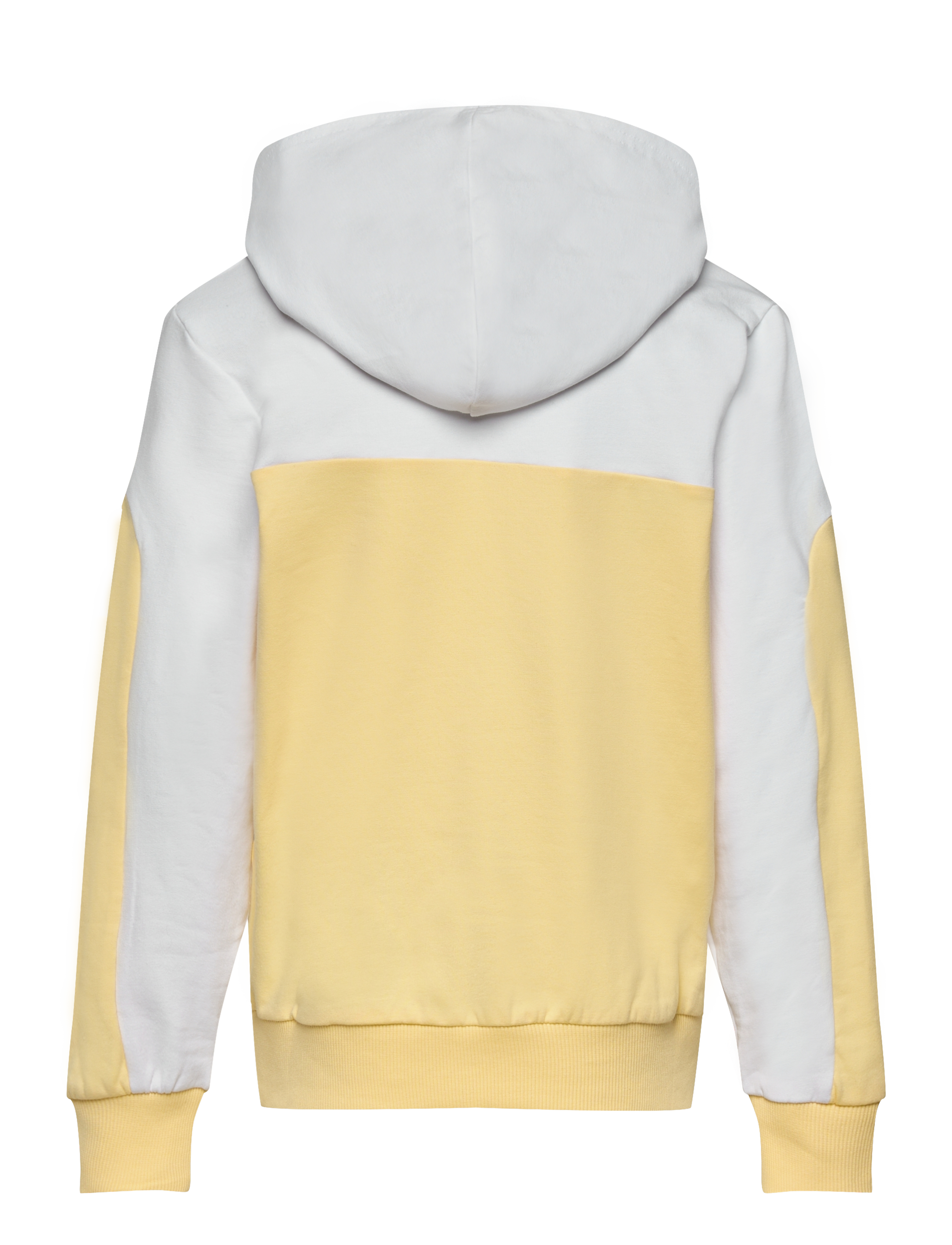 FILA - BAD ZWESTEN cropped hoody - bright white-pale banana - 1