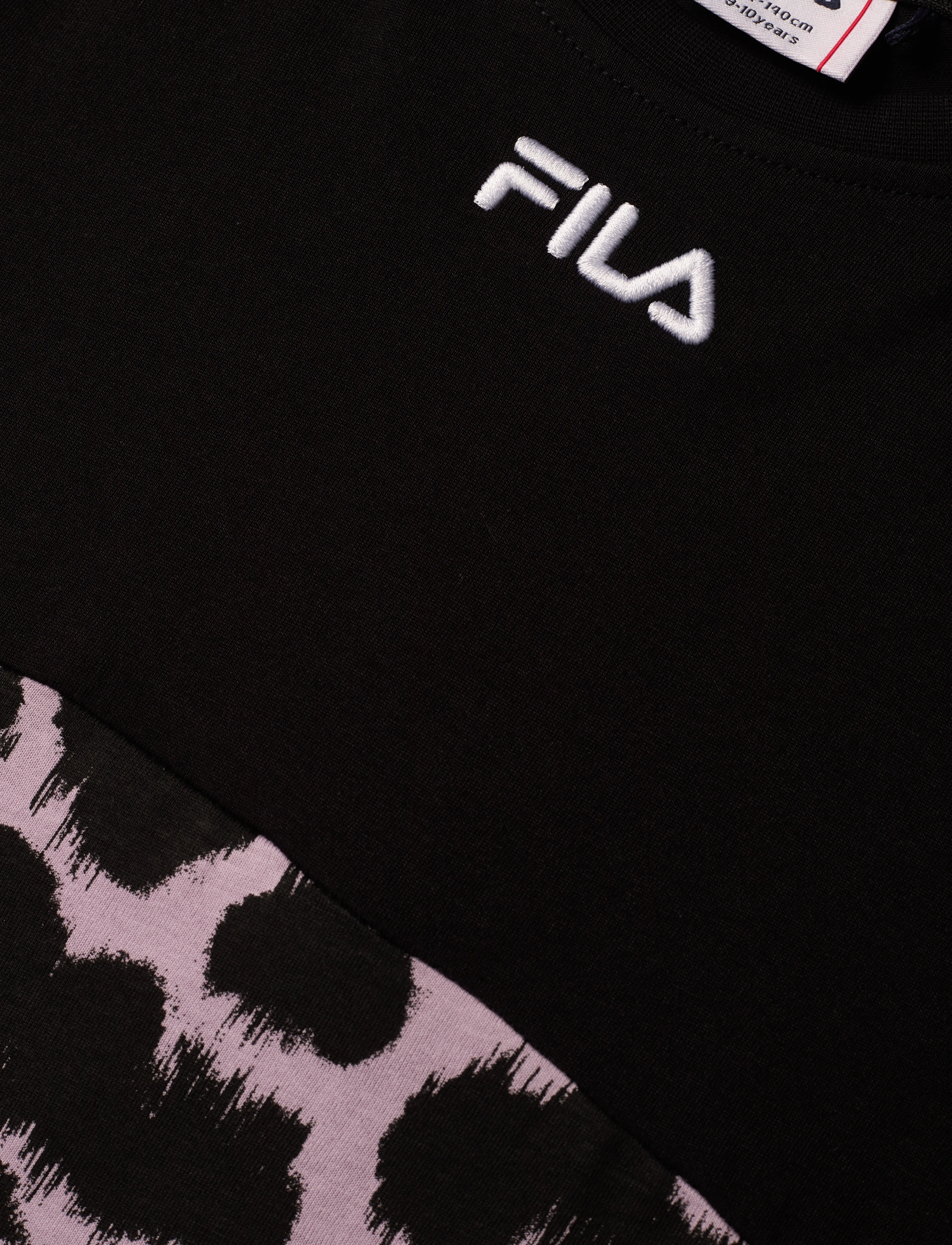 FILA - BAD HARZBURG dress - black leo ikat aop-black - 2