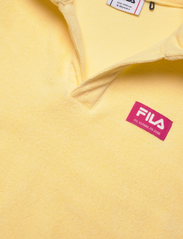 FILA - TABEN-RODT toweliing knit polo - sommarfynd - pale banana - 2