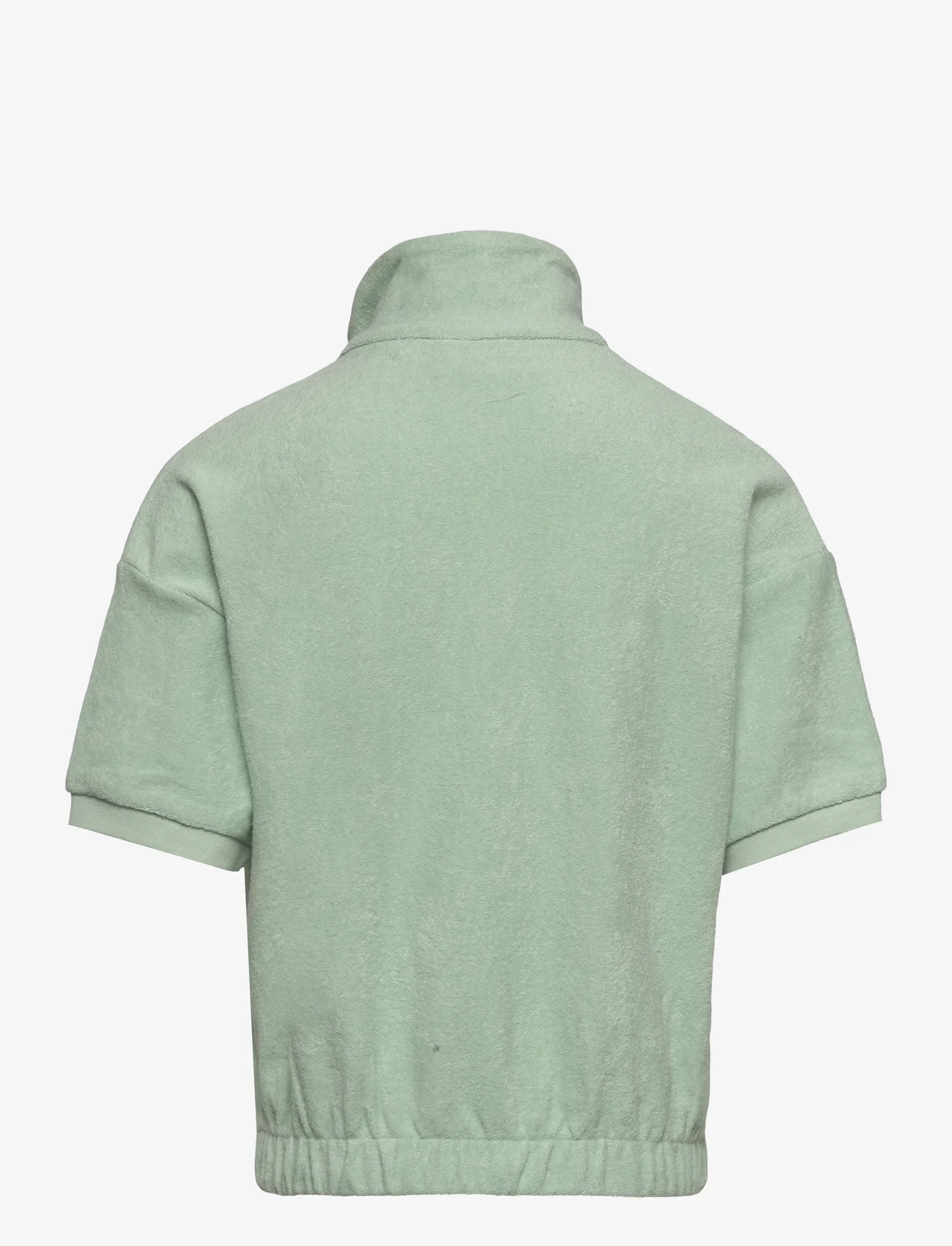FILA - TABEN-RODT toweliing knit polo - sommarfynd - silt green - 1
