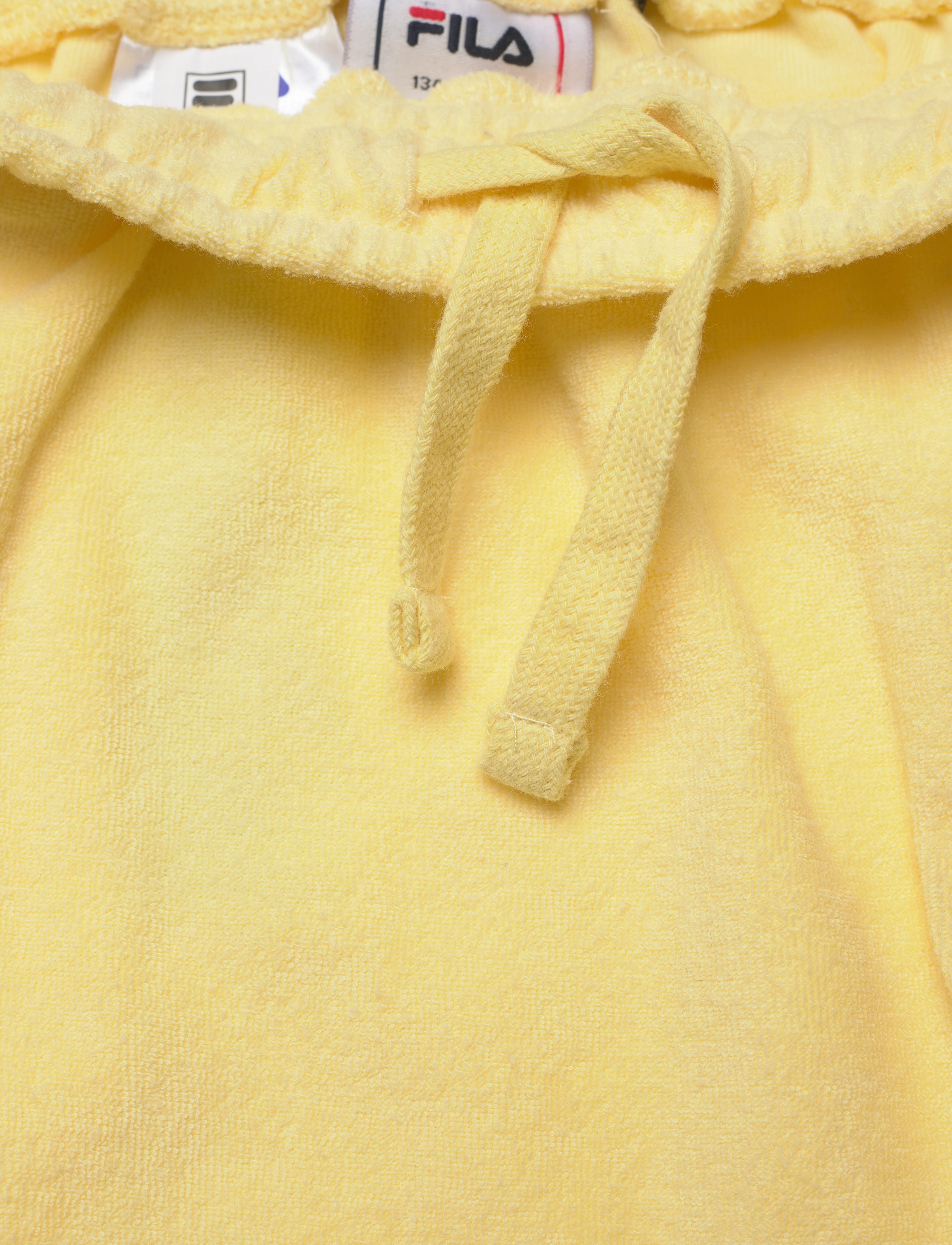FILA - TAGMERSHEIM towelling knit track skirt - pale banana - 3