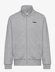 FILA - BLANKENHAGEN graphic track jacket - svetarit - light grey melange - 0