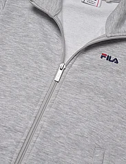 FILA - BLANKENHAGEN graphic track jacket - svetarit - light grey melange - 2