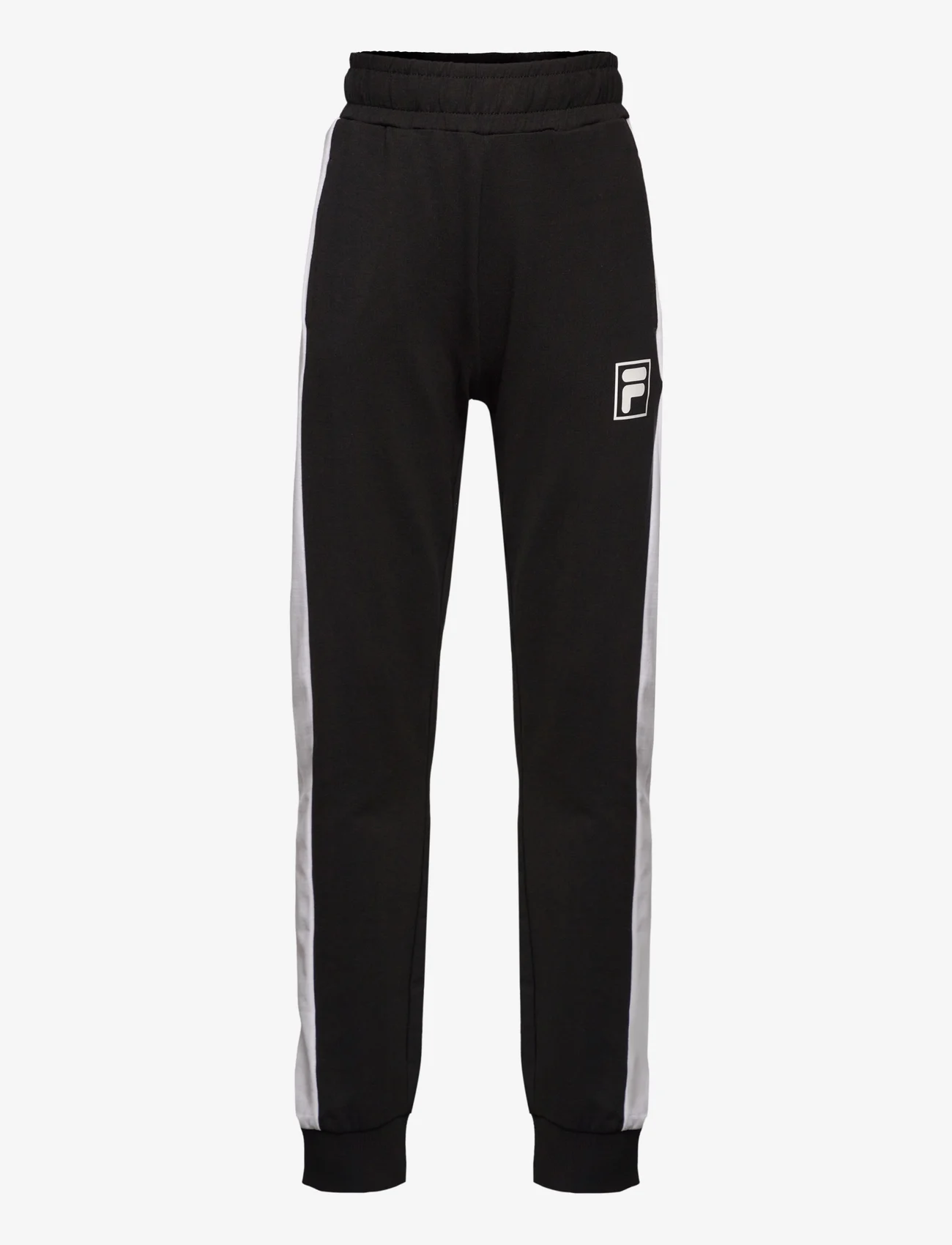 FILA - BLECKEDE track pants - sporthosen - black - 0