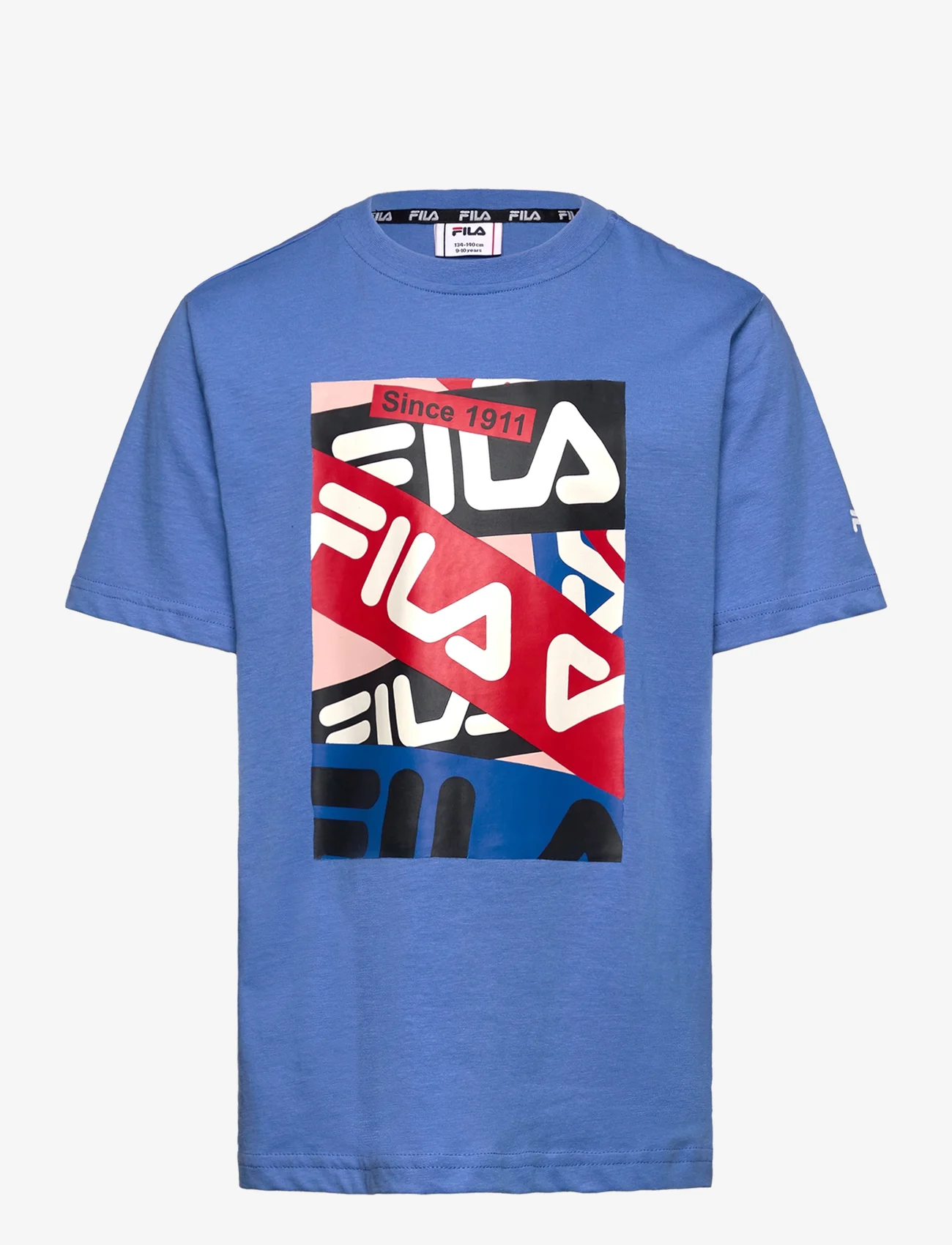 FILA - LEGDE graphic tee - kortärmade t-shirts - ultramarine - 0