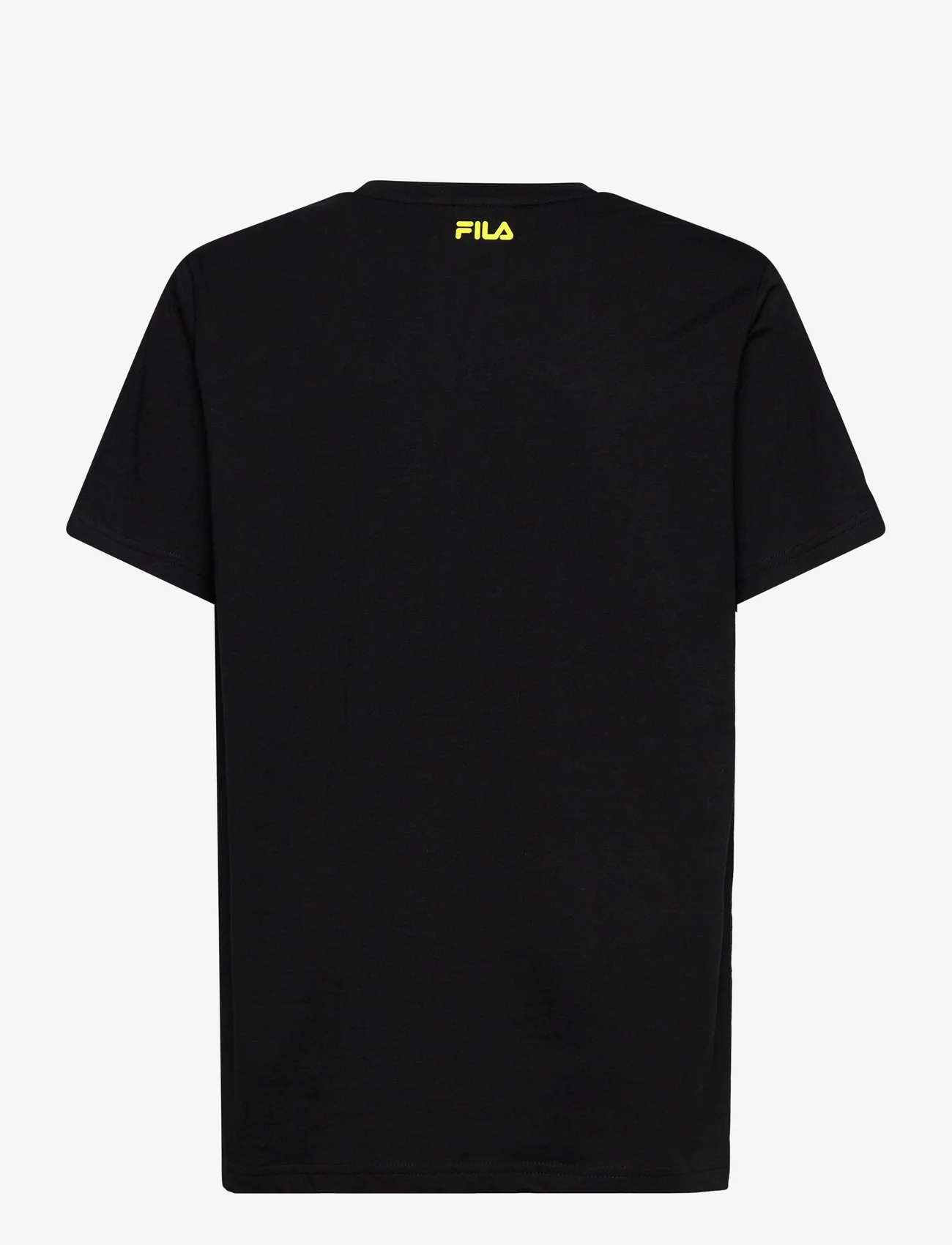 FILA - LEGDEN graphic tee - marškinėliai trumpomis rankovėmis - black - 1