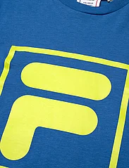 FILA - LEIENKAUL graphic tee - kortærmede t-shirts - princess blue - 2