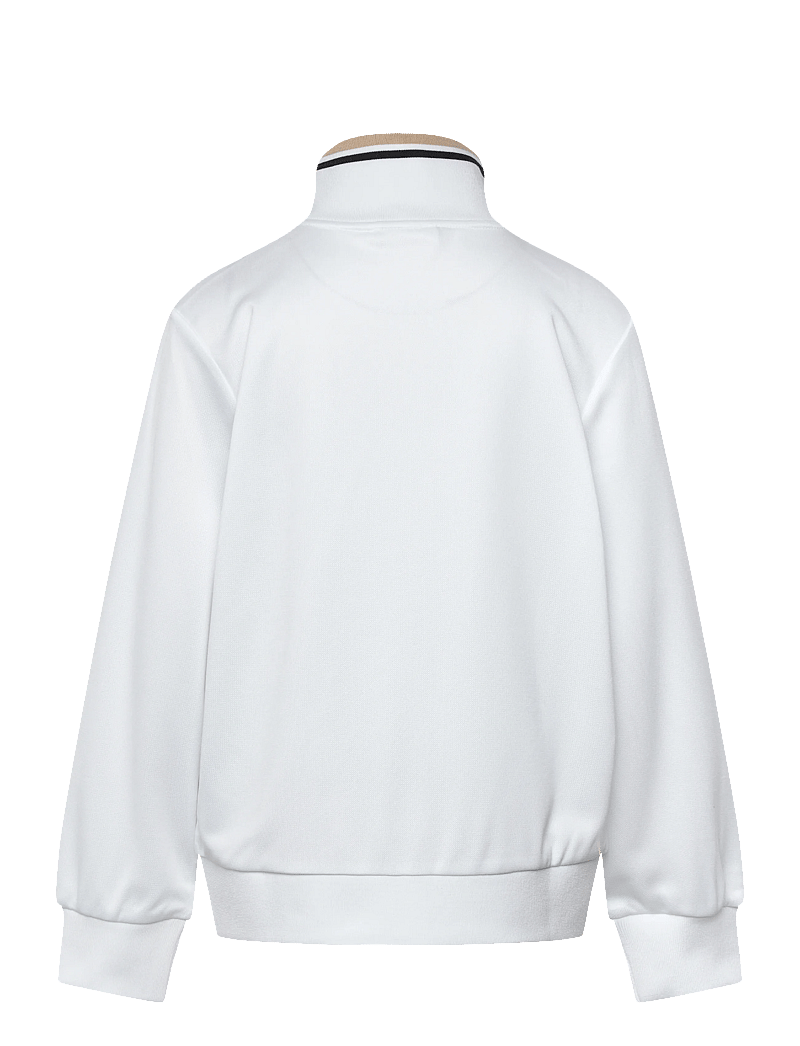 FILA - CAMPASSO regular taped track jacket - sweatshirts - bright white-white pepper - 1