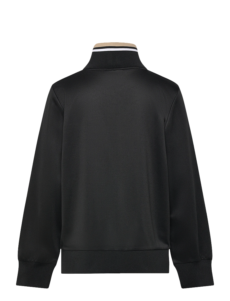 FILA - CAMPASSO regular taped track jacket - sweatshirts - black-white pepper - 1