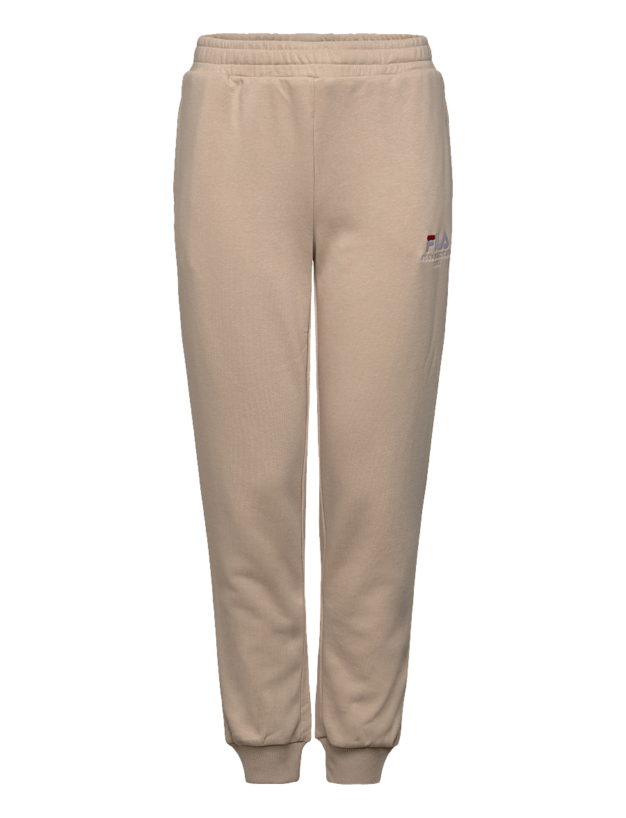FILA - CARISIO regular logo sweatpants - sporta apakšdaļas apģērbs - white pepper - 0