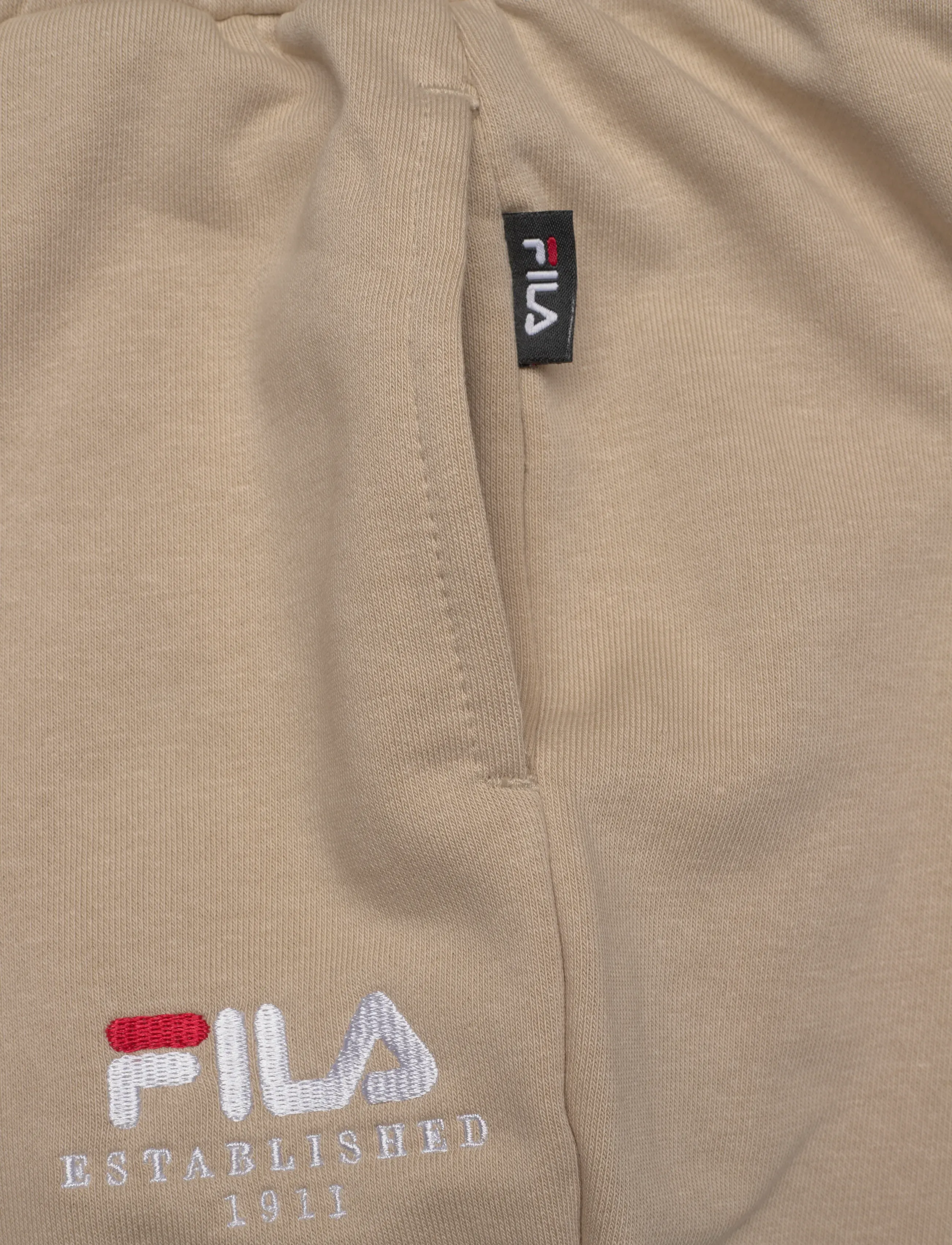FILA - CARISIO regular logo sweatpants - jogginghosen - white pepper - 3