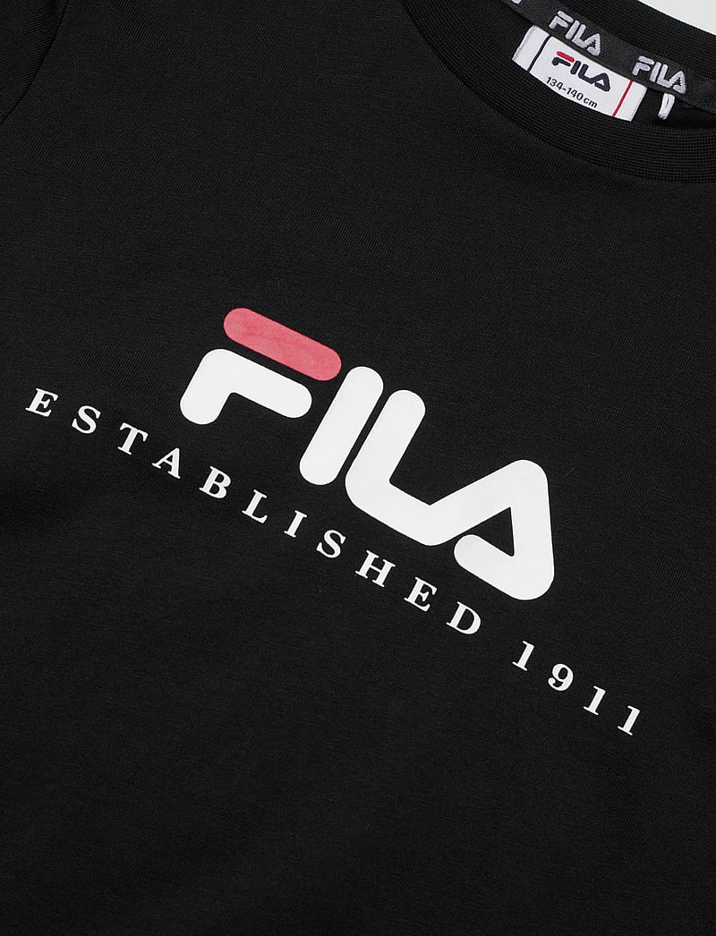 FILA - CARISIO regular logo t-shirt - kurzärmelig - black - 2