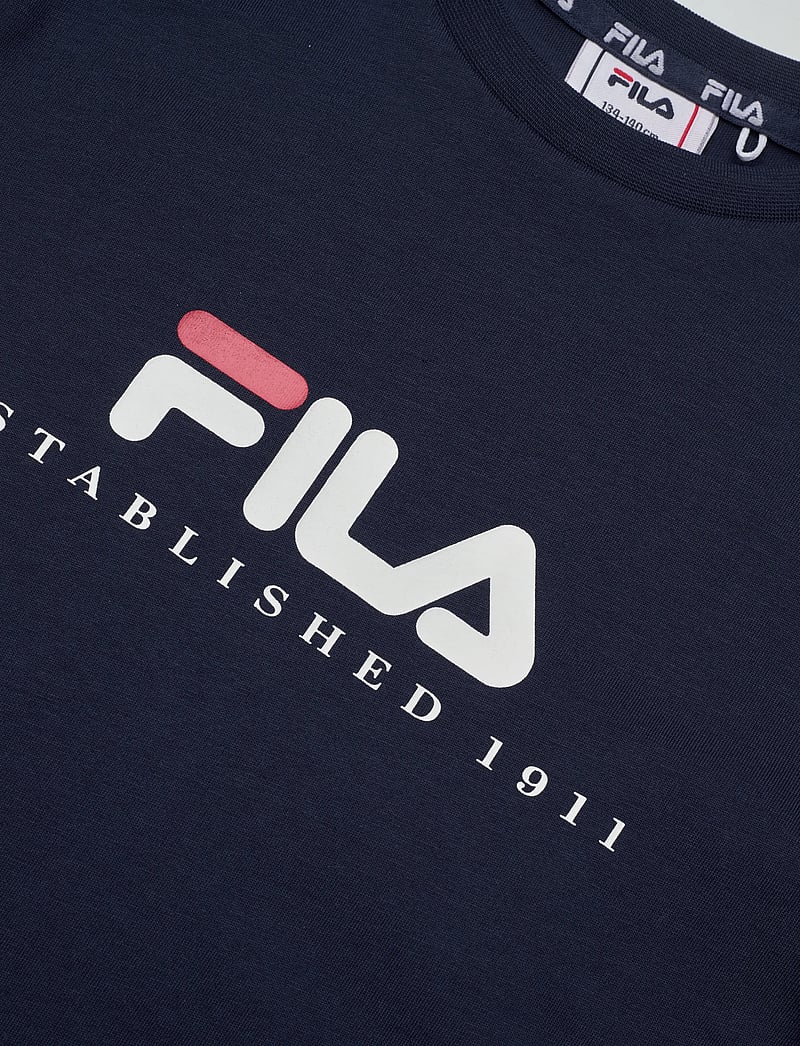 FILA - CARISIO regular logo t-shirt - kurzärmelig - black iris - 2