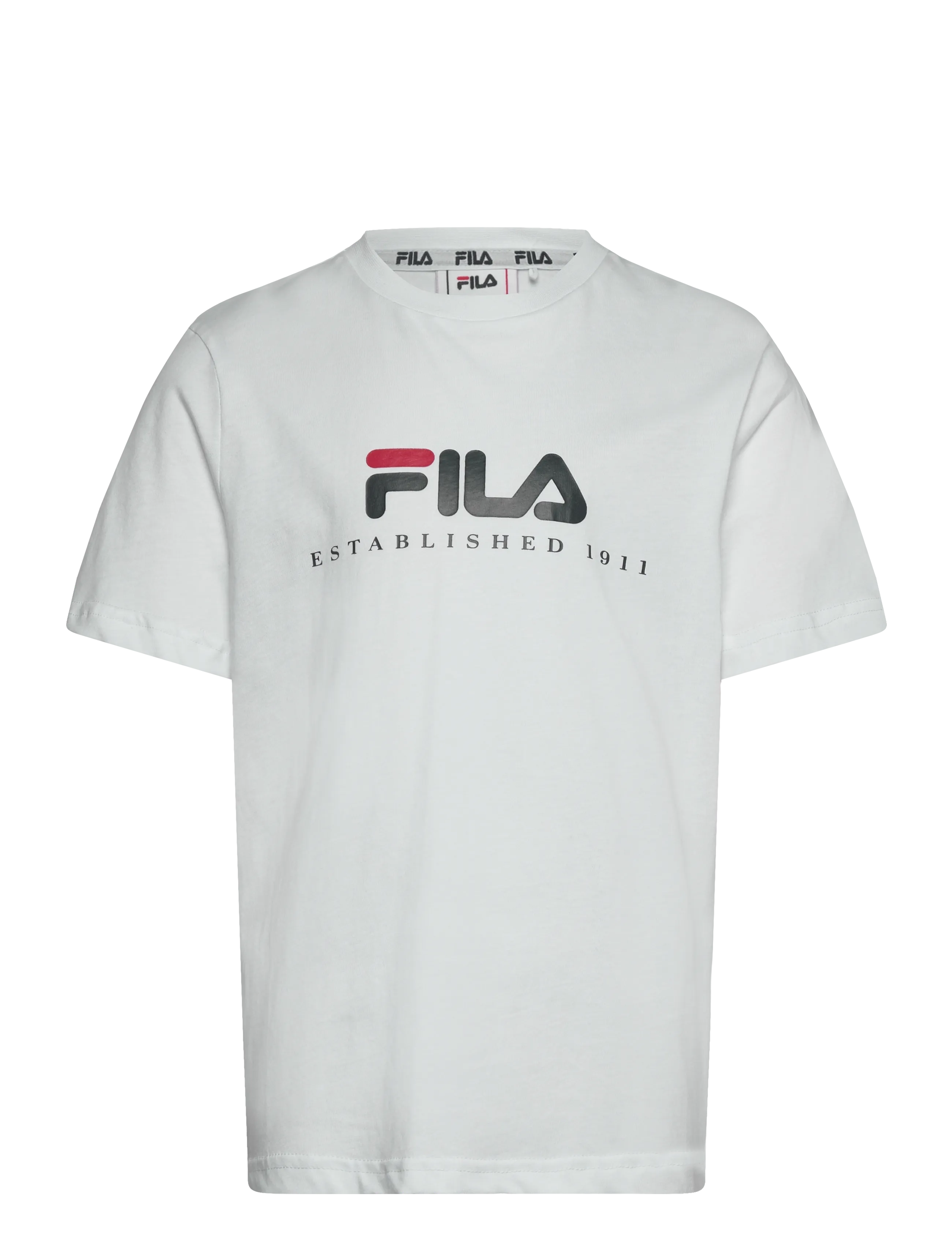 FILA CARISIO regular logo t-shirt - Overdele - BRIGHT WHITE / white