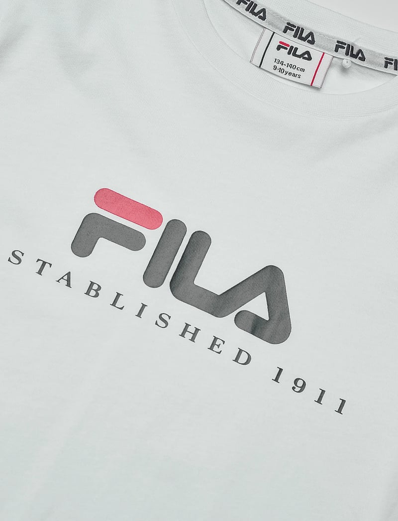 FILA - CARISIO regular logo t-shirt - kurzärmelig - bright white - 2