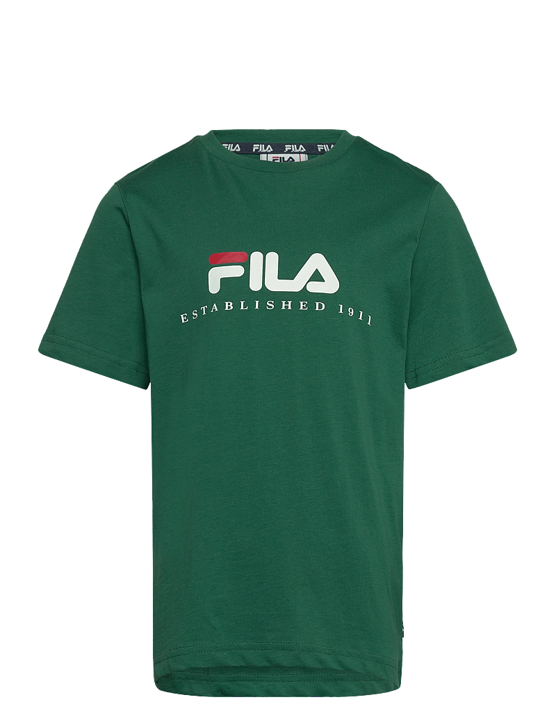 FILA - CARISIO regular logo t-shirt - kurzärmelig - posy green - 0
