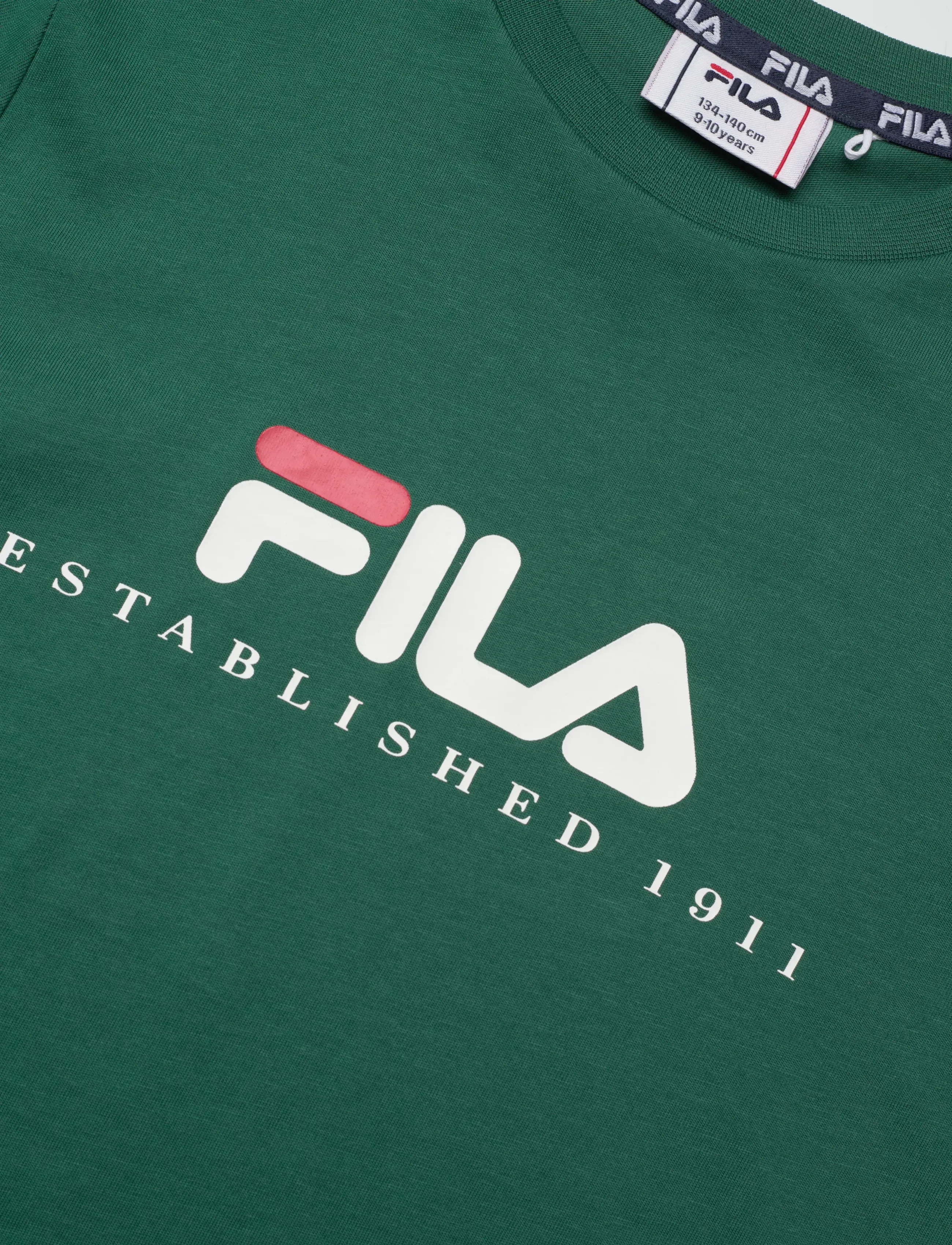 FILA - CARISIO regular logo t-shirt - short-sleeved t-shirts - posy green - 2