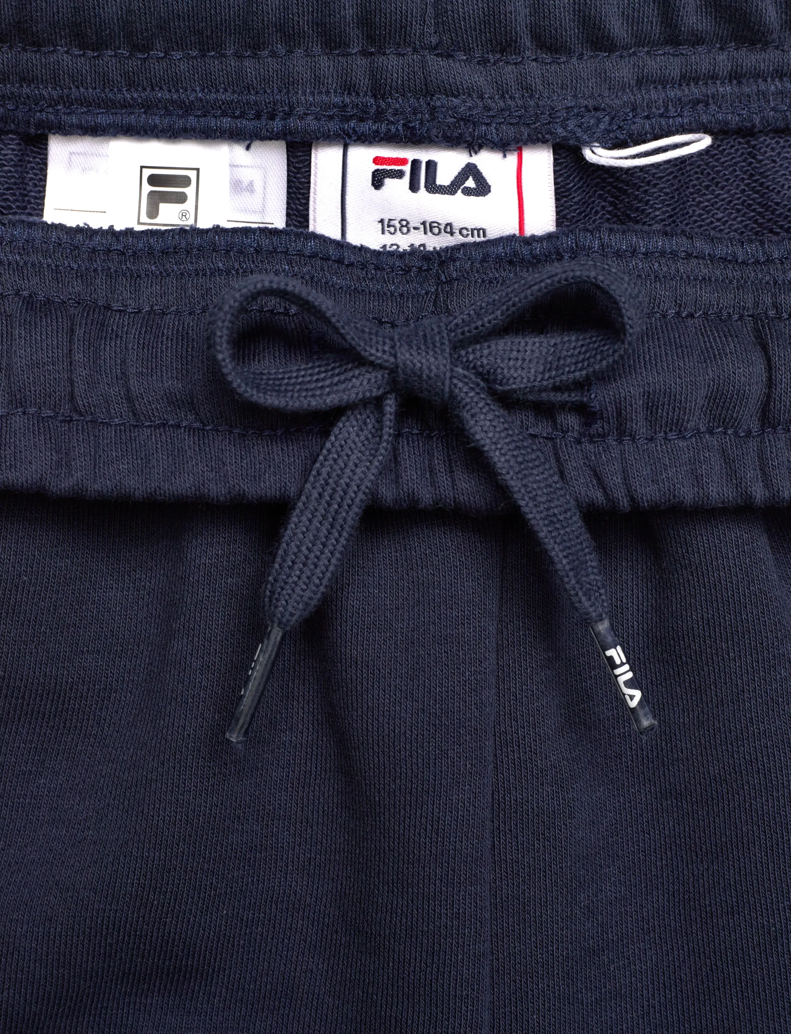 FILA - RIFREDI regular graphic sweat shorts - sweat shorts - black iris - 3