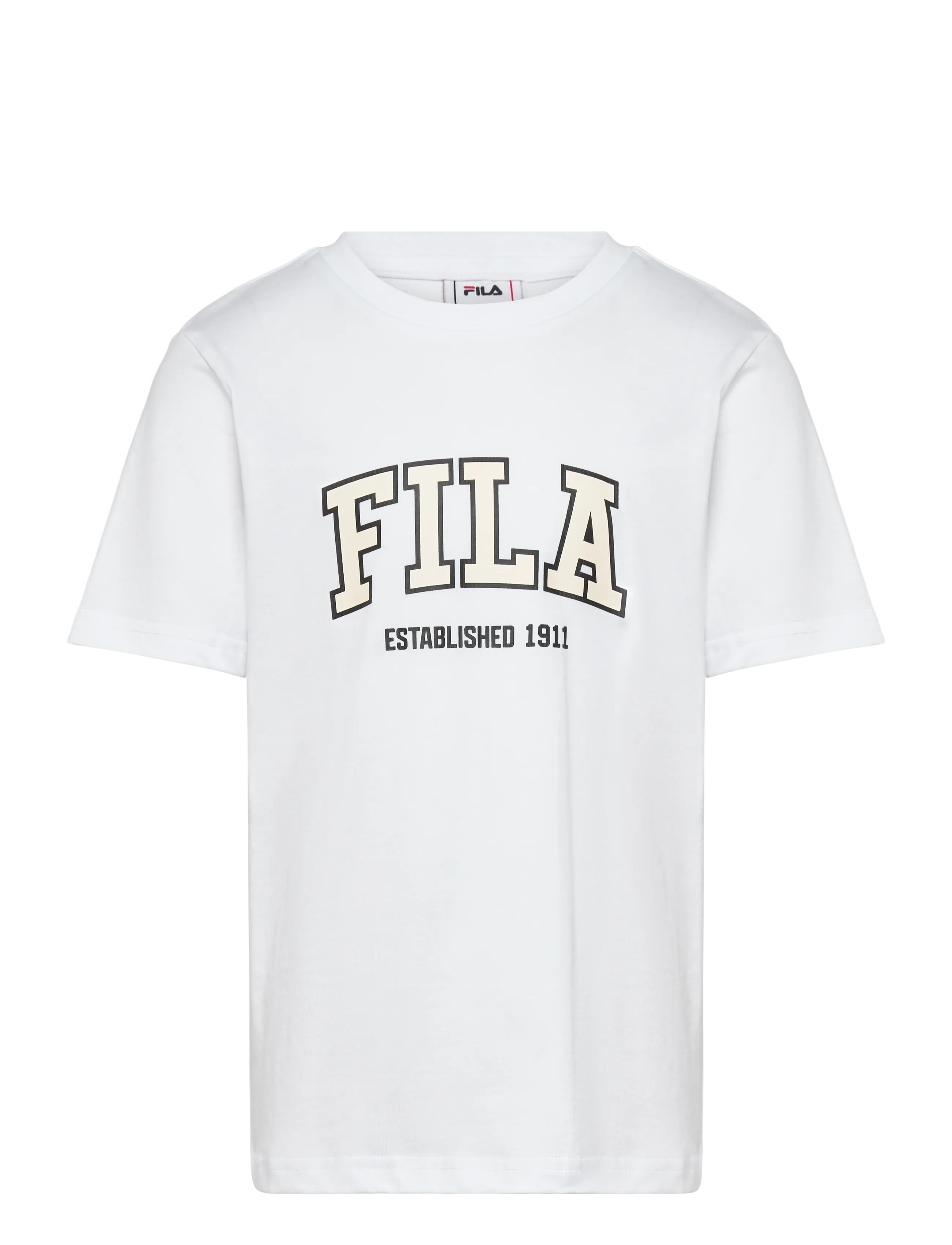 FILA RIFREDI regular graphic t-shirt - Overdele - BRIGHT WHITE / white