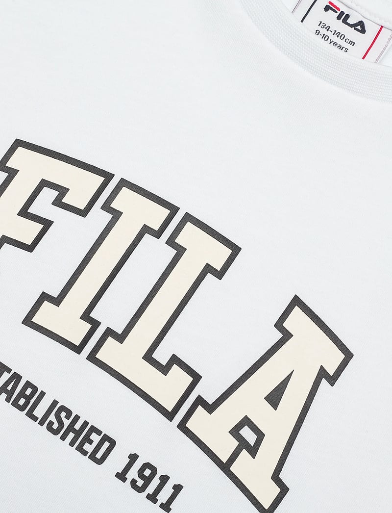 FILA - RIFREDI regular graphic t-shirt - lühikeste varrukatega t-särgid - bright white - 2