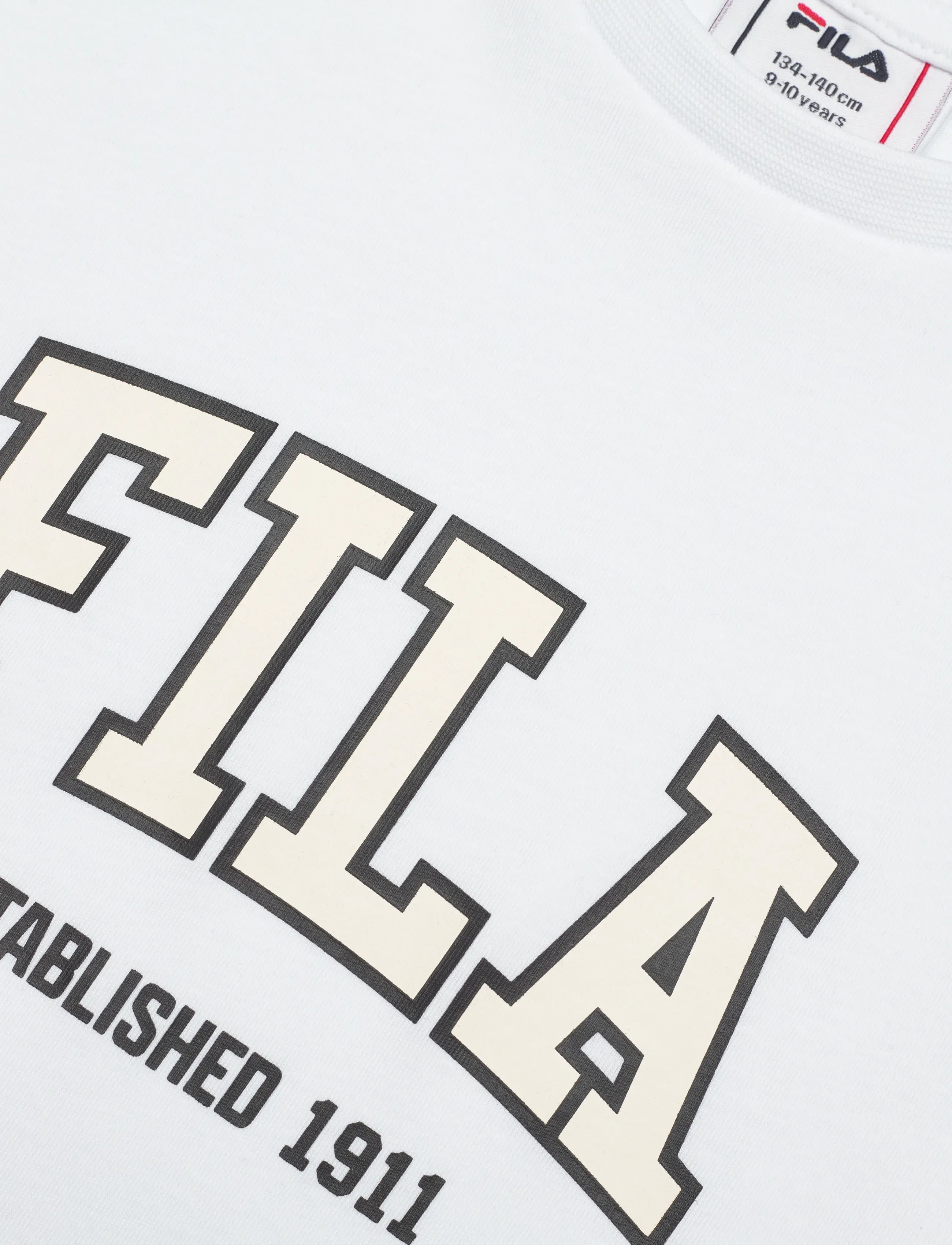 FILA - RIFREDI regular graphic t-shirt - lühikeste varrukatega t-särgid - bright white - 2