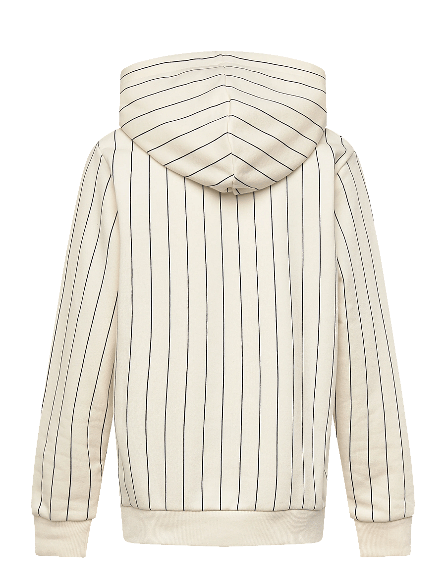 FILA - RIFREDI relaxed graphic pinstriped hoodie - kapuzenpullover - egret / black iris striped (2/1) - 1