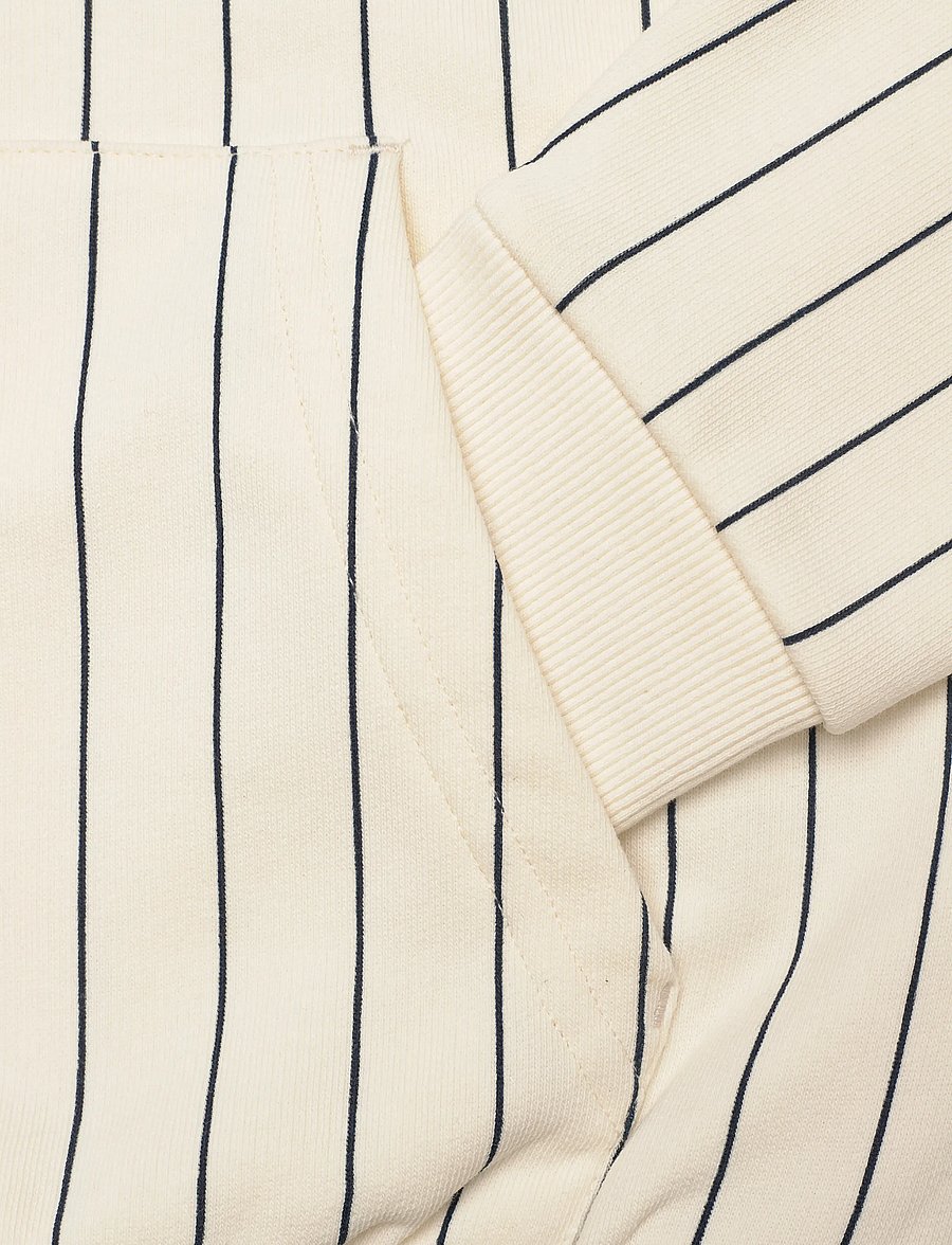FILA - RIFREDI relaxed graphic pinstriped hoodie - kapuzenpullover - egret / black iris striped (2/1) - 3