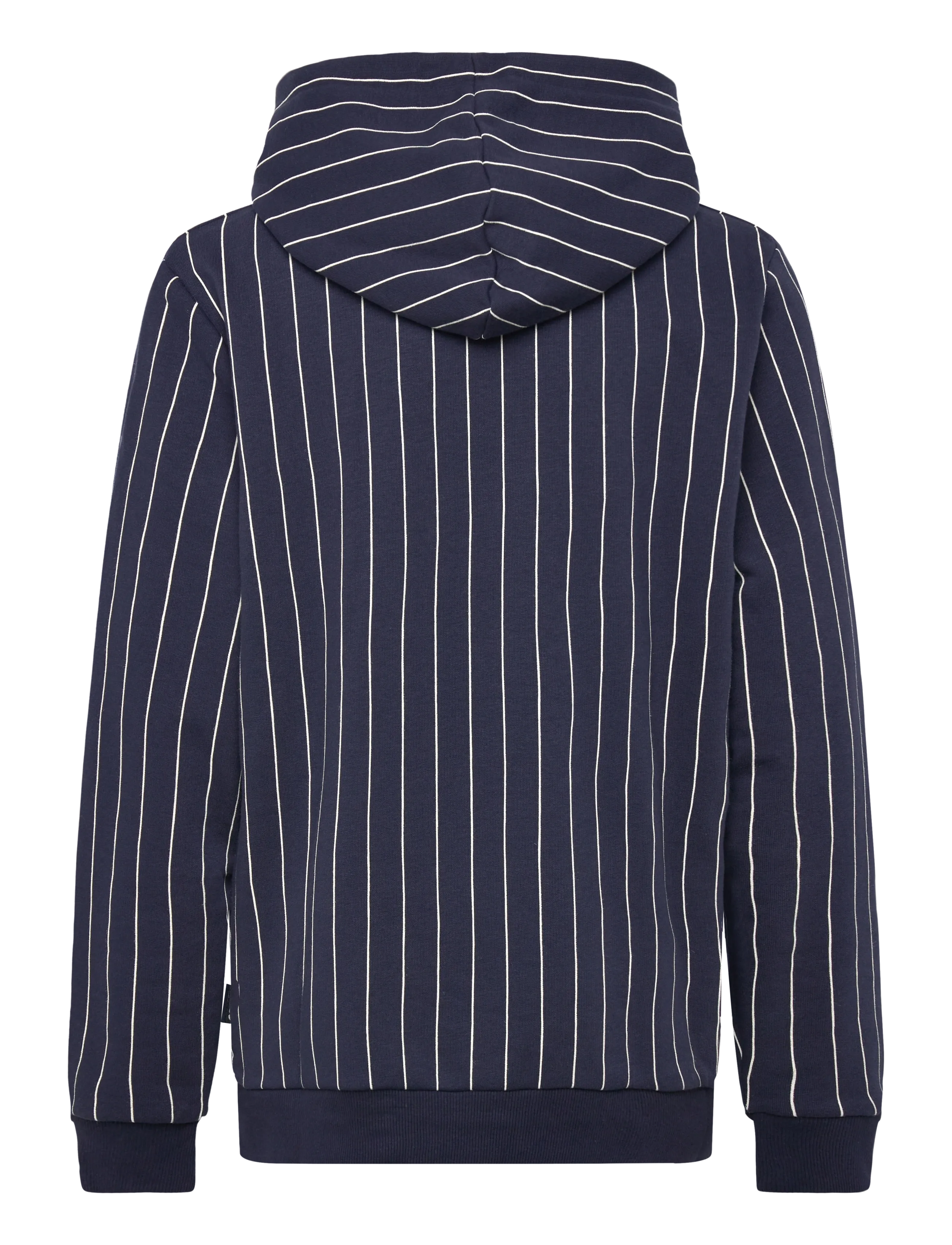 FILA - RIFREDI relaxed graphic pinstriped hoodie - hættetrøjer - black iris / egret striped (2/1) - 1