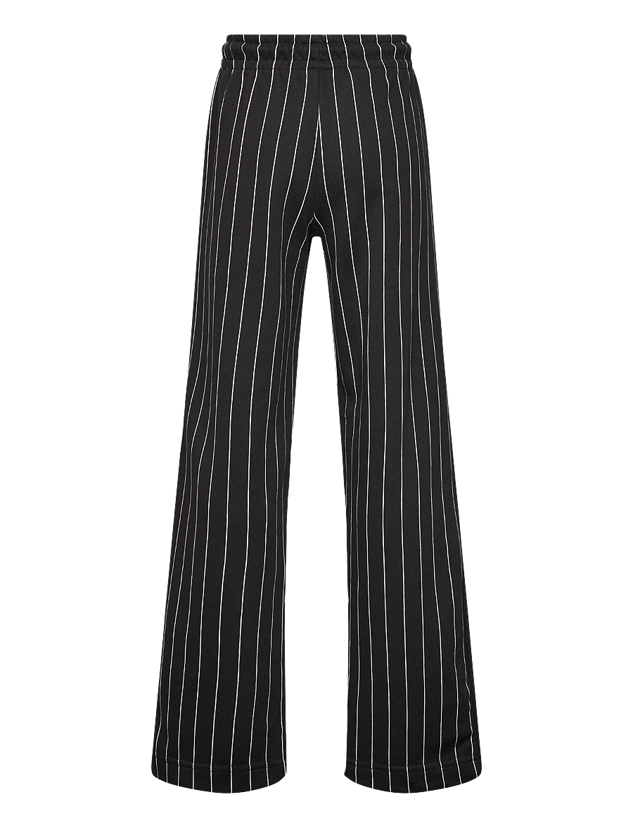 FILA - RIFREDI wide graphic pinstriped sweatpants - sweatpants - black / egret striped (2/1) - 1