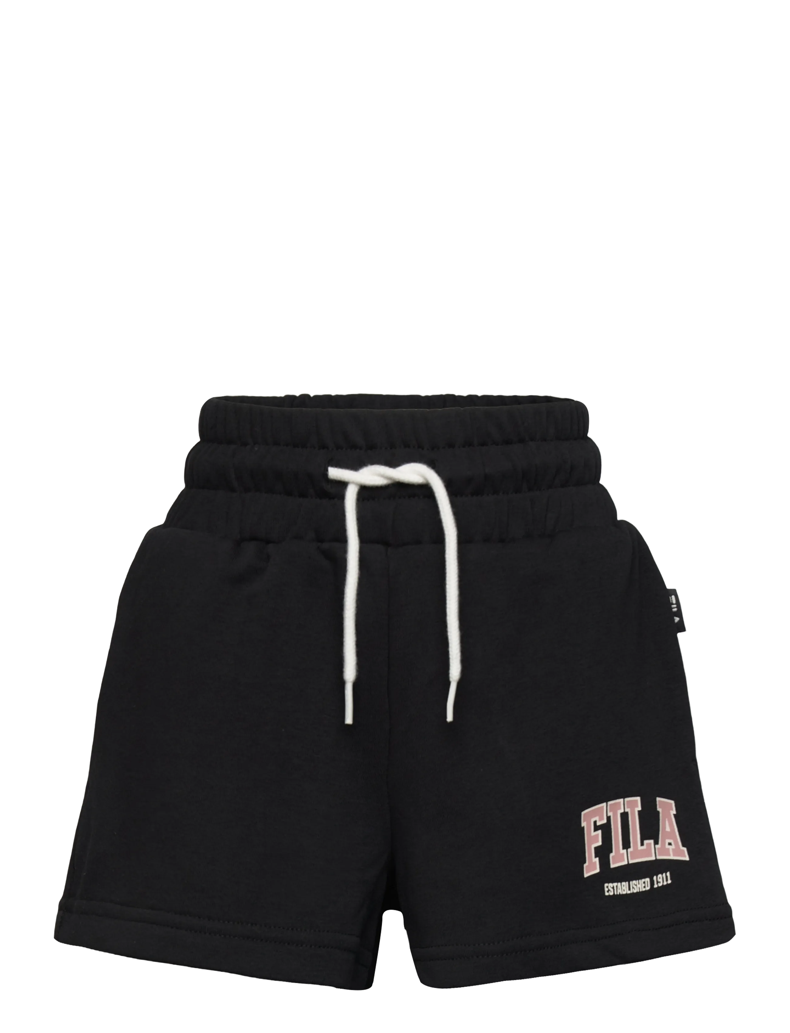 FILA RIFREDI wide graphic sweat shorts - Bottoms - BLACK / black