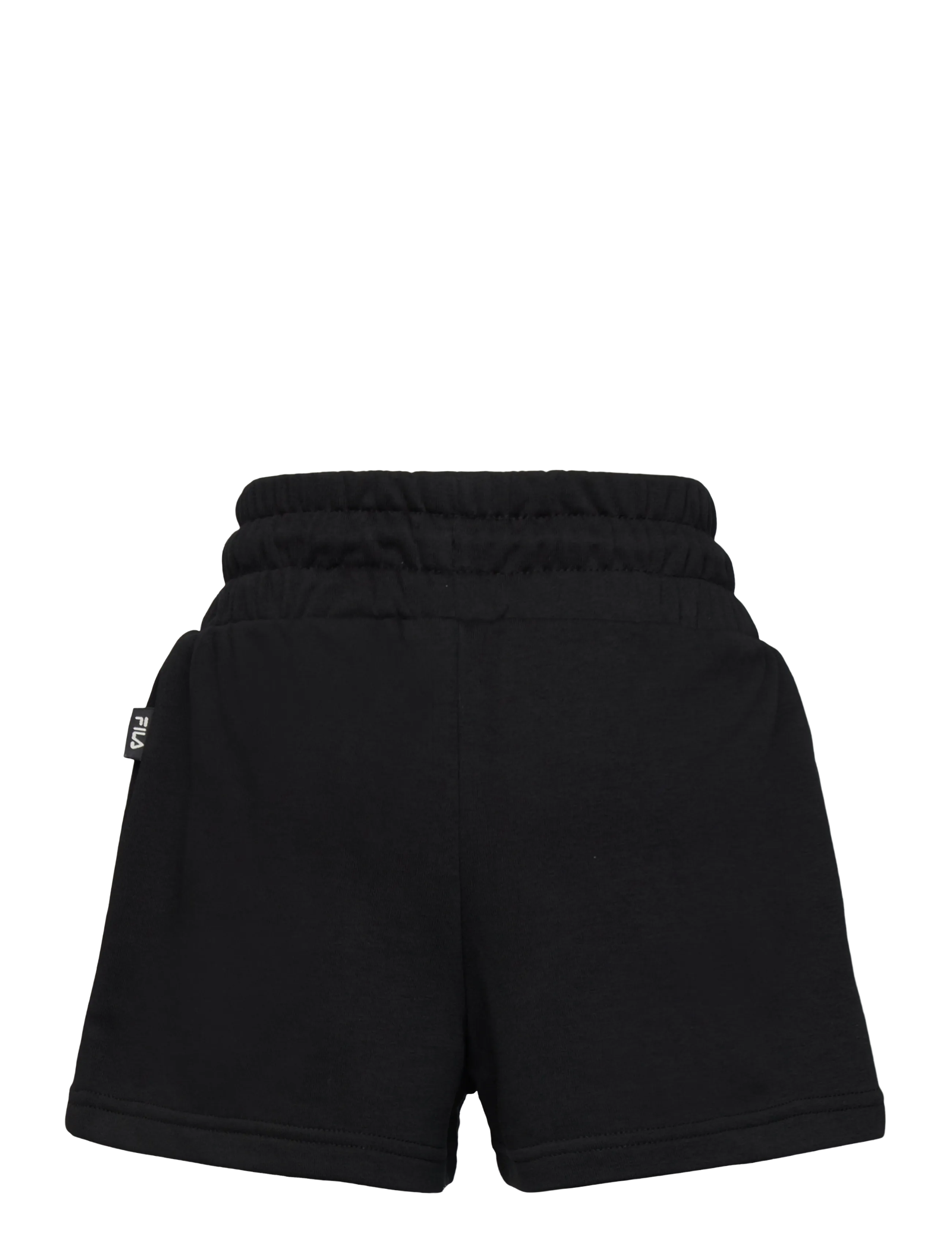 FILA - RIFREDI wide graphic sweat shorts - sweatshorts - black - 1