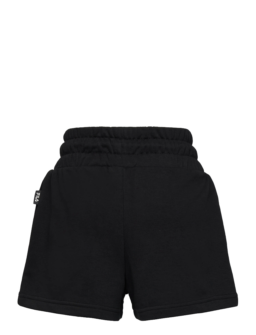 FILA - RIFREDI wide graphic sweat shorts - sweatshorts - black - 1