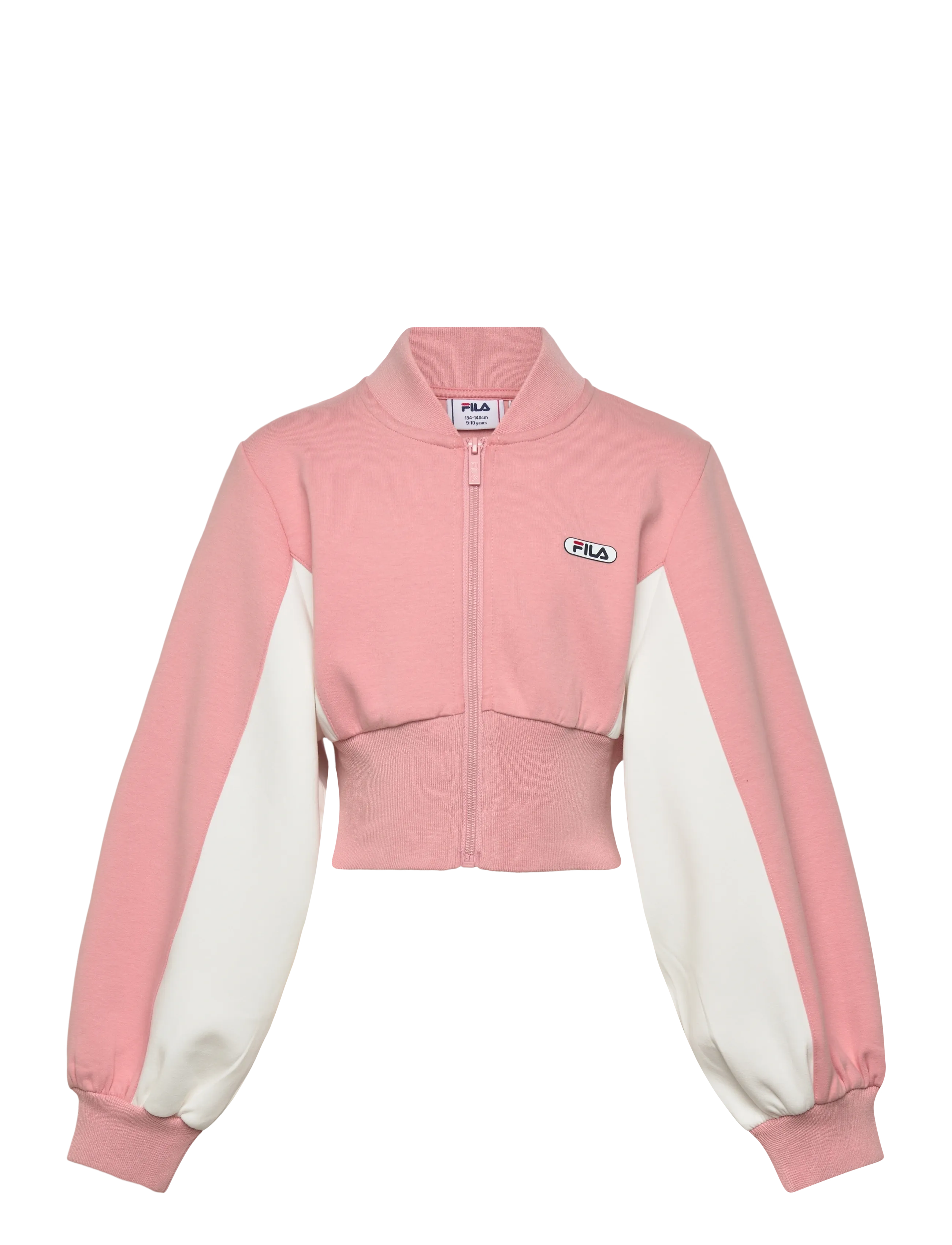FILA Lecore High Rib Scuba Track Jacket, 146-152, Pink, Sweatshirts & Hættetrøjer > Sweatshirts, Børn