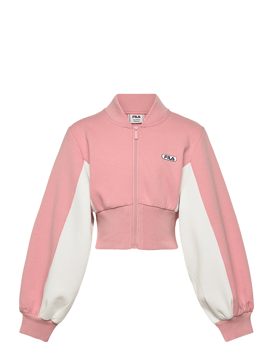 FILA - LECORE high rib scuba track jacket - sweatshirts - mellow rose-egret - 0