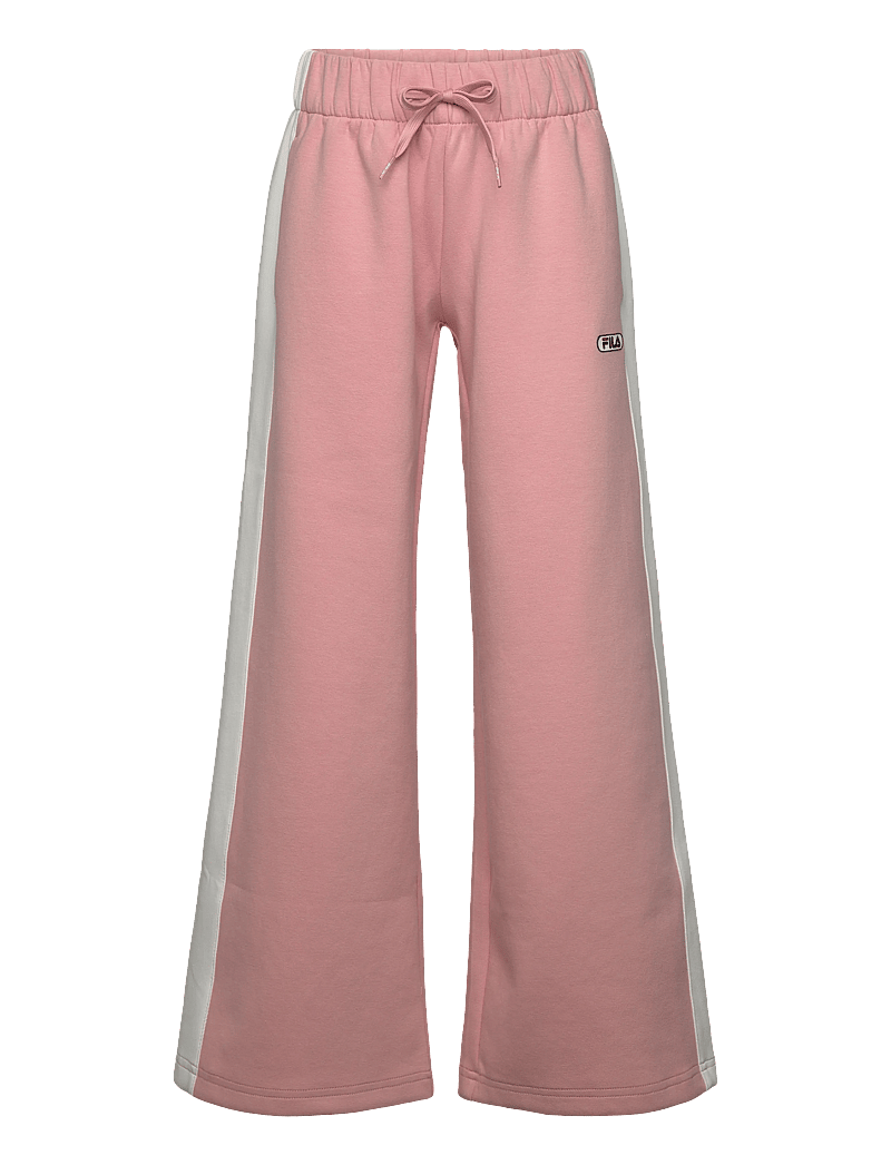 FILA - LECORE wide contrast panel scuba track pants - jogginghosen - mellow rose-egret - 0