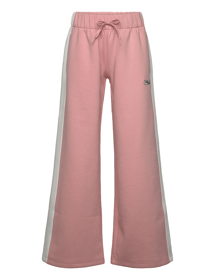 FILA - LECORE wide contrast panel scuba track pants - jogginghosen - mellow rose-egret - 0
