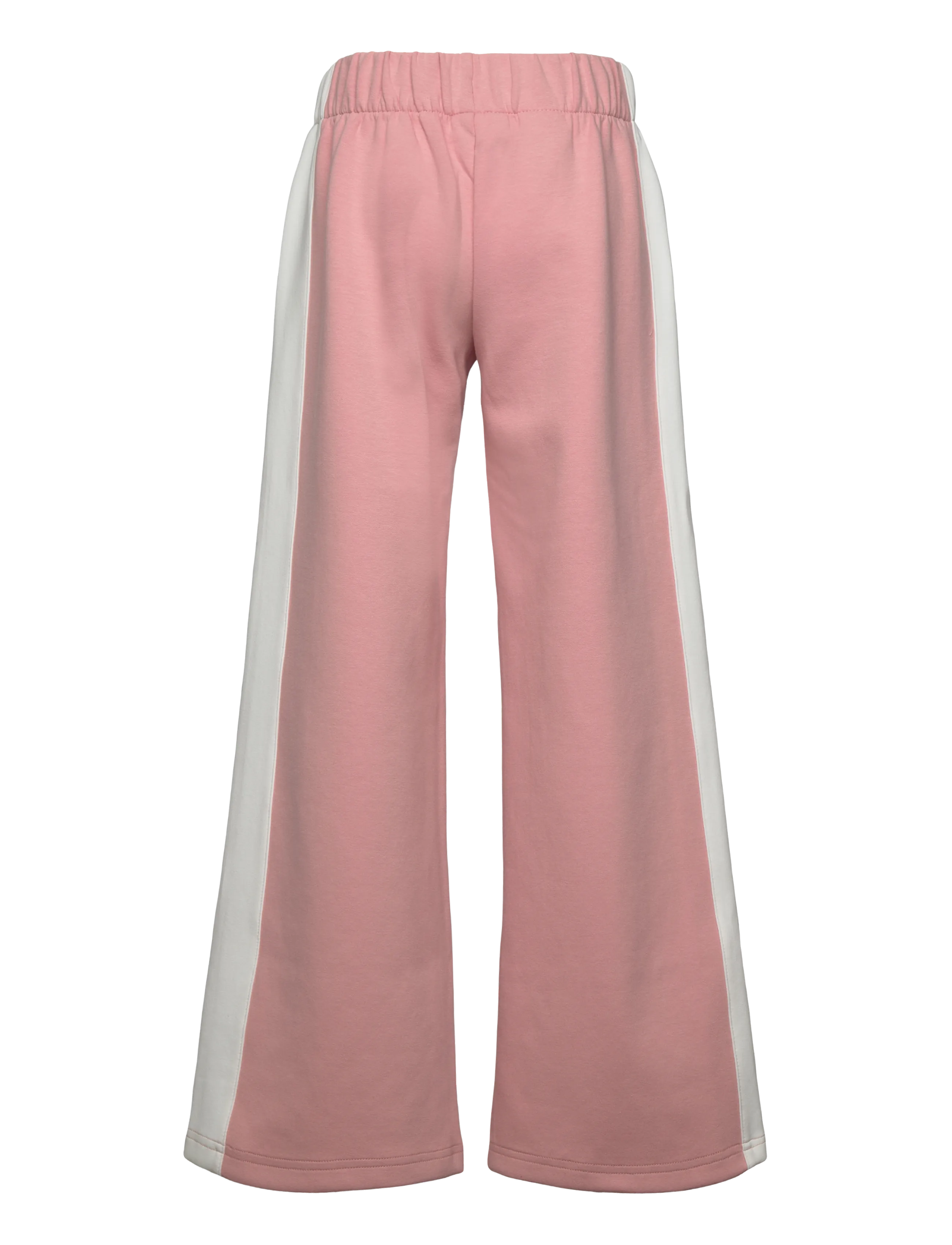 FILA - LECORE wide contrast panel scuba track pants - sweatpants - mellow rose-egret - 1