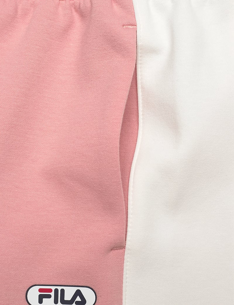 FILA - LECORE wide contrast panel scuba track pants - jogginghosen - mellow rose-egret - 2
