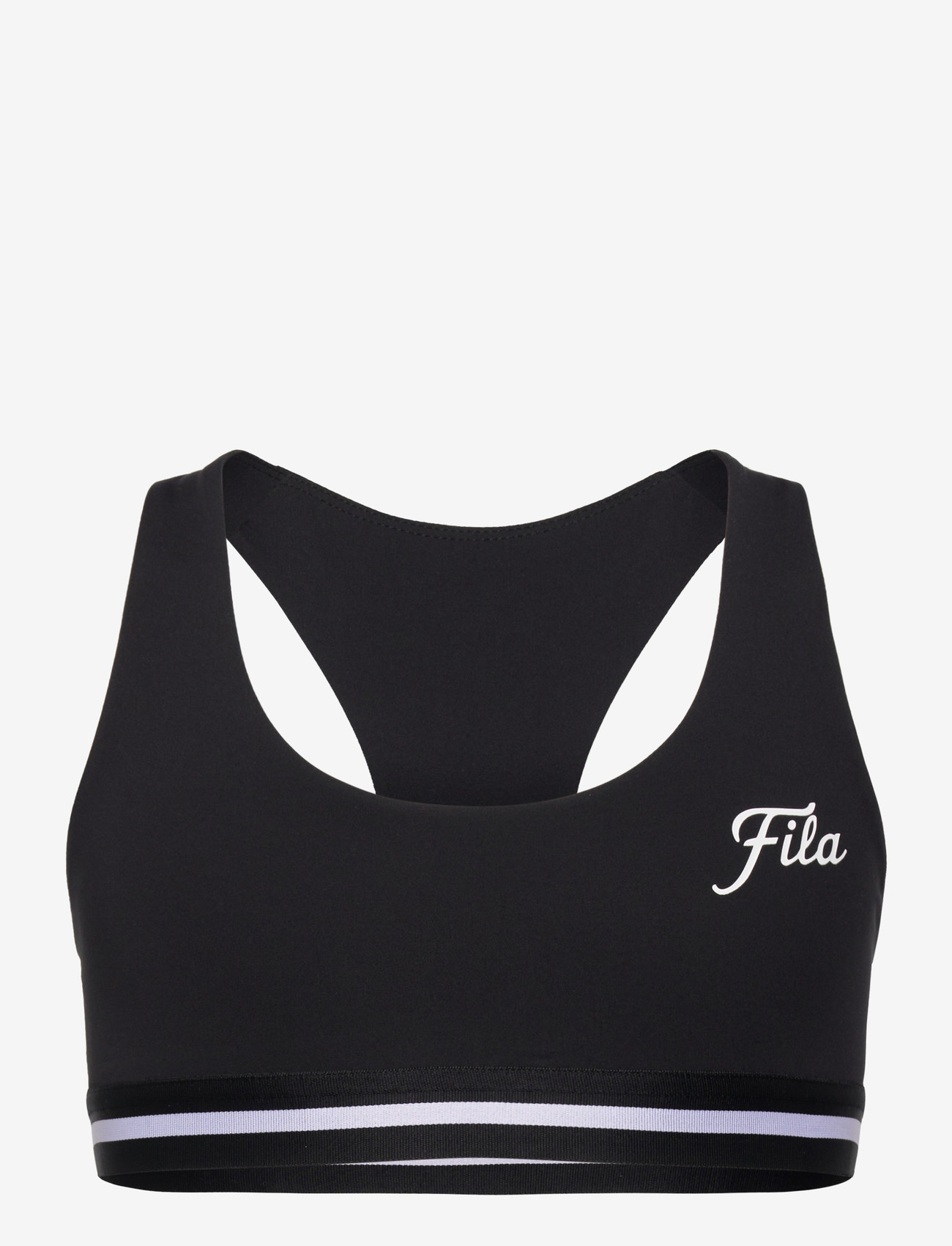 FILA - LUNATA graphic taped bra top - alussärgid - black - 0