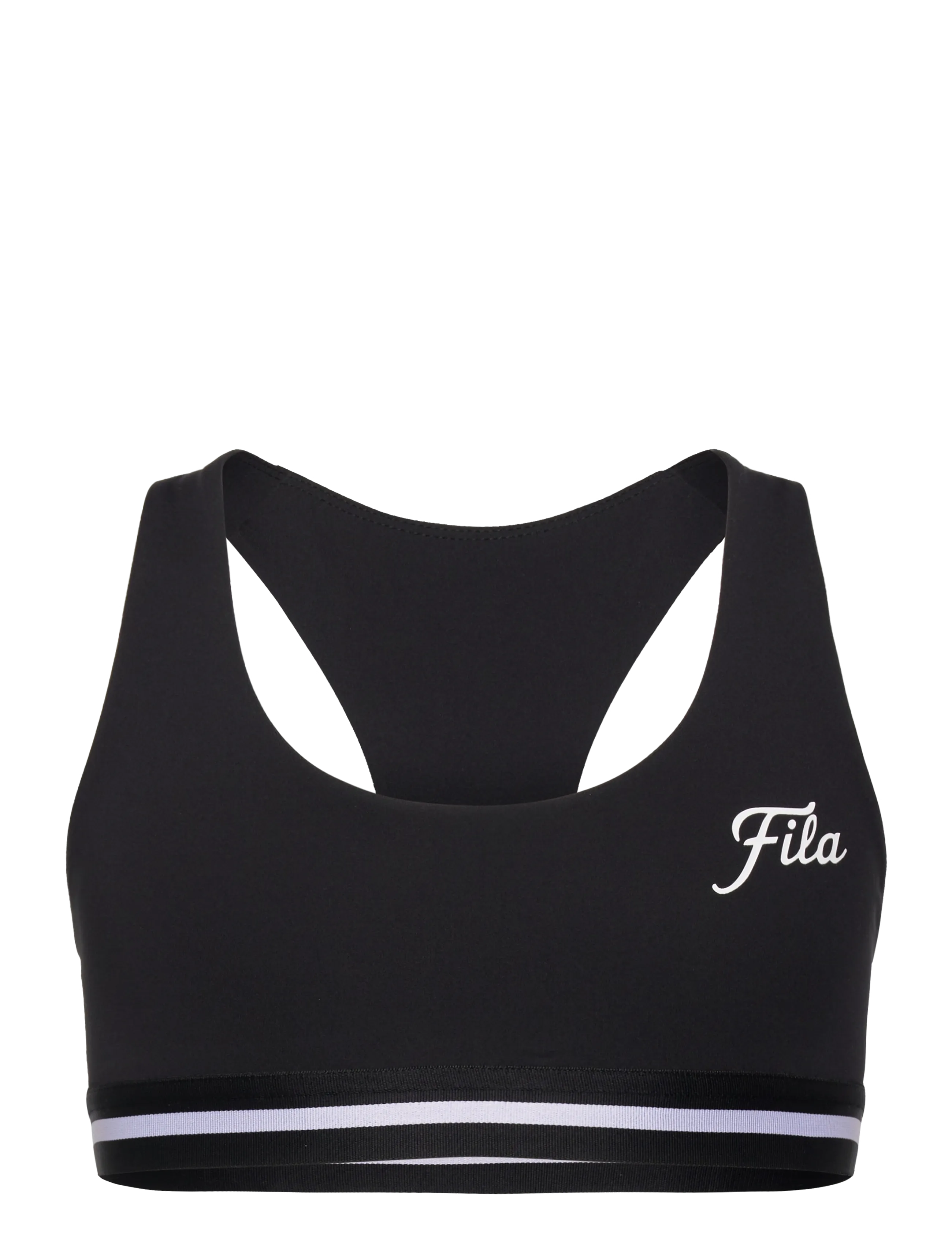 FILA LUNATA graphic taped bra top - Undertøj - BLACK / black
