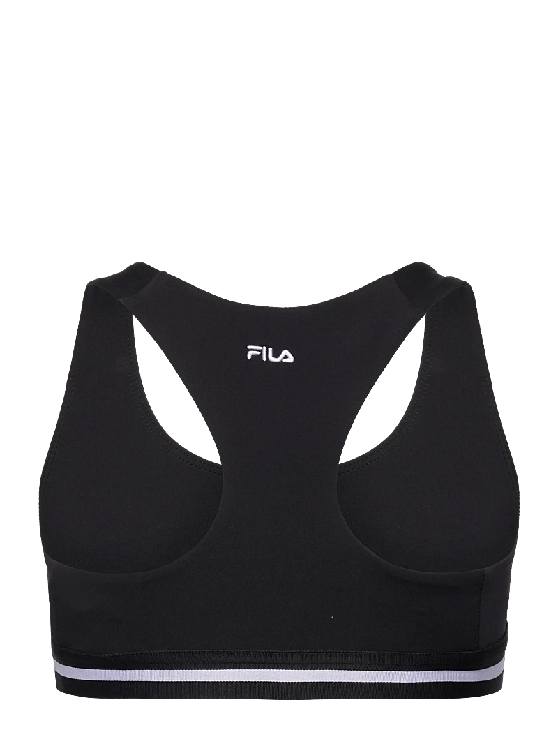 FILA - LUNATA graphic taped bra top - alussärgid - black - 1