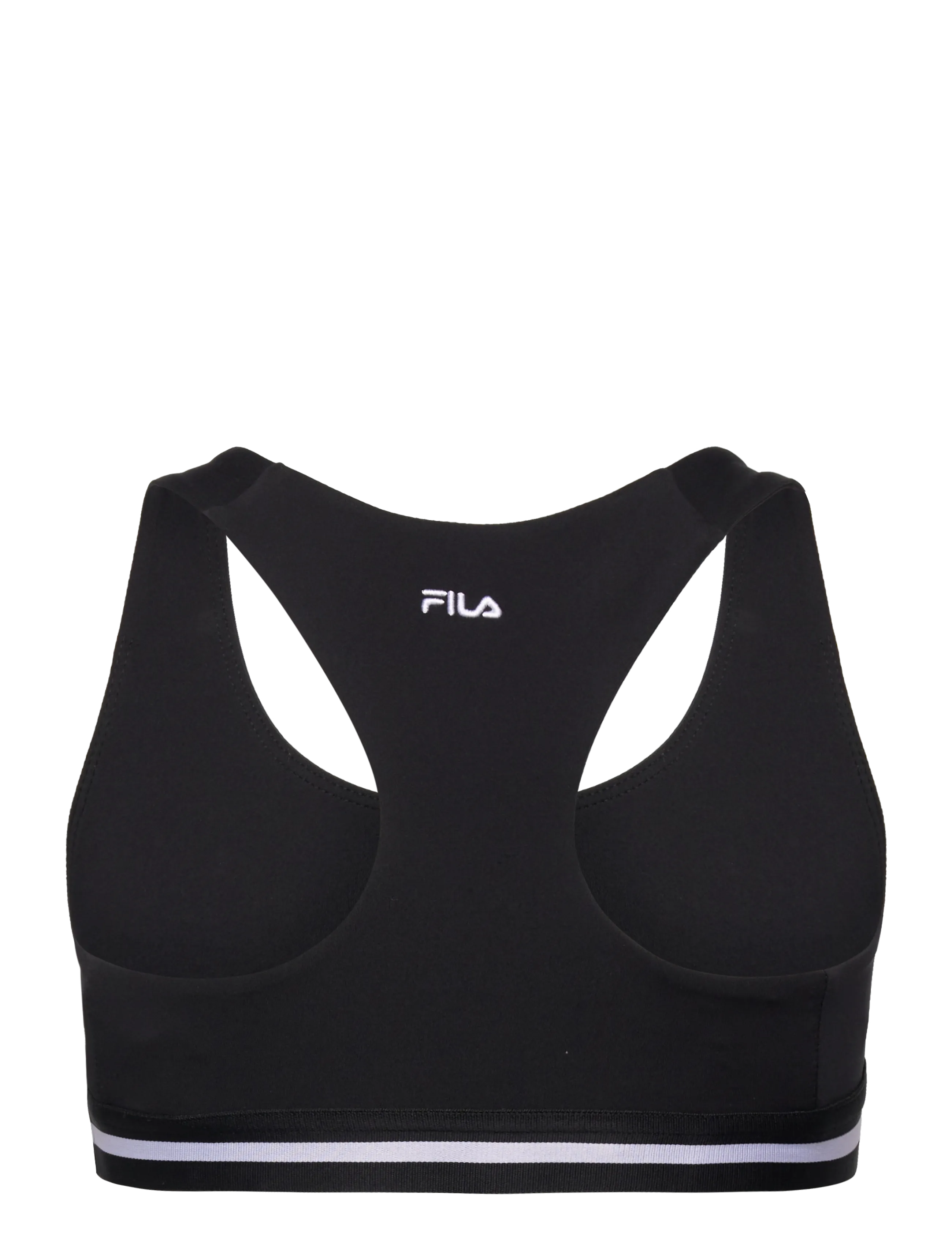 FILA - LUNATA graphic taped bra top - alussärgid - black - 1