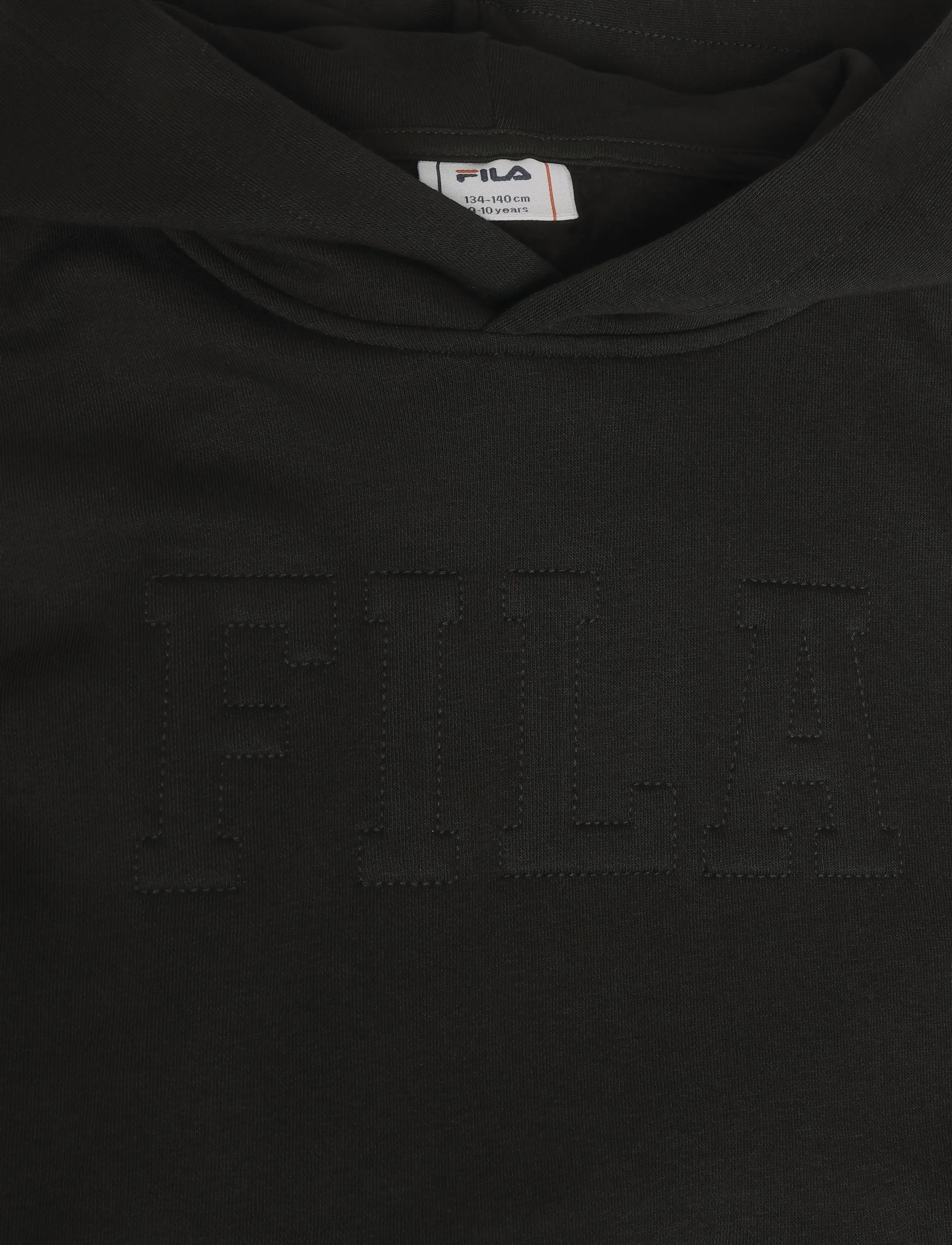 FILA - COREDO relaxed varsity brushed hoodie - hoodies - black - 2