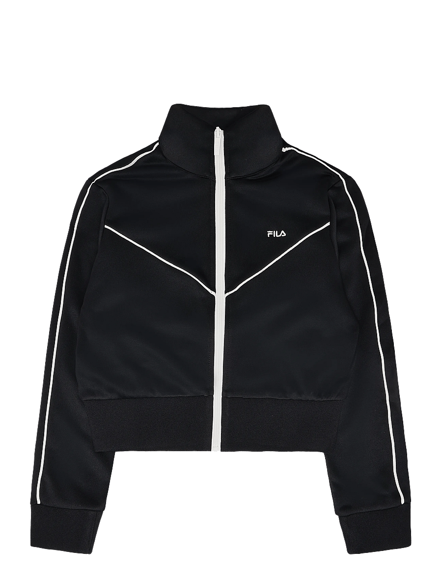 FILA - NOVALE regular cropped piping track jacket - kerged joped - black - 0